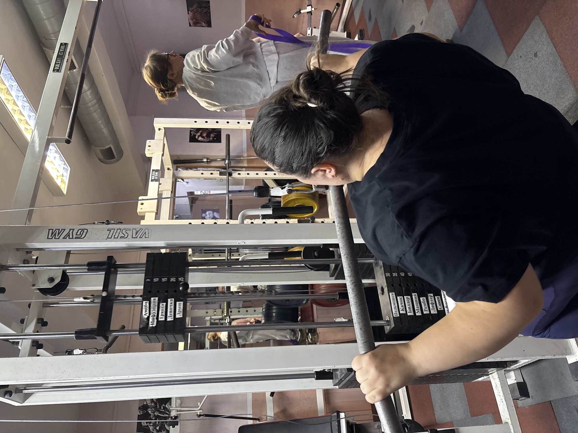 Women workout at Vasil Gym in Minsk
