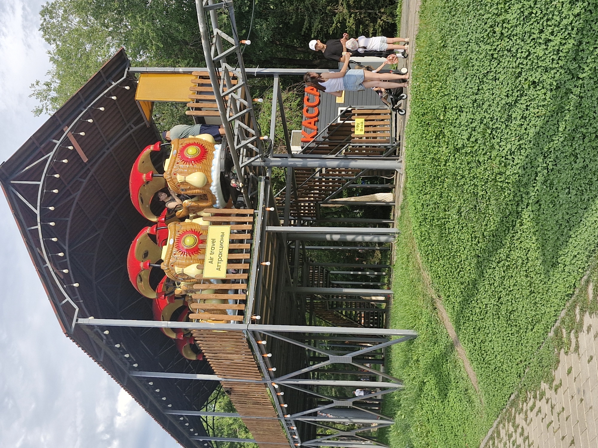 Park life along Astana's canals: swans, rides, and greenery