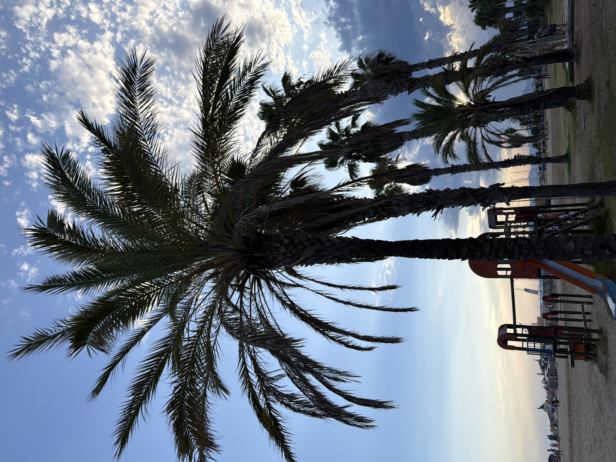 Summer evening snapshots around Salou's beach and town center