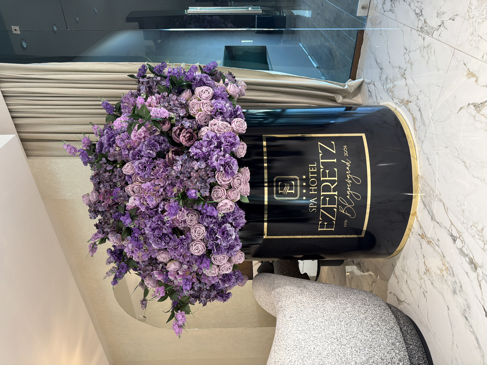 Hotel interior scenes documented at Spa Hotel Ezeretz, Bulgaria