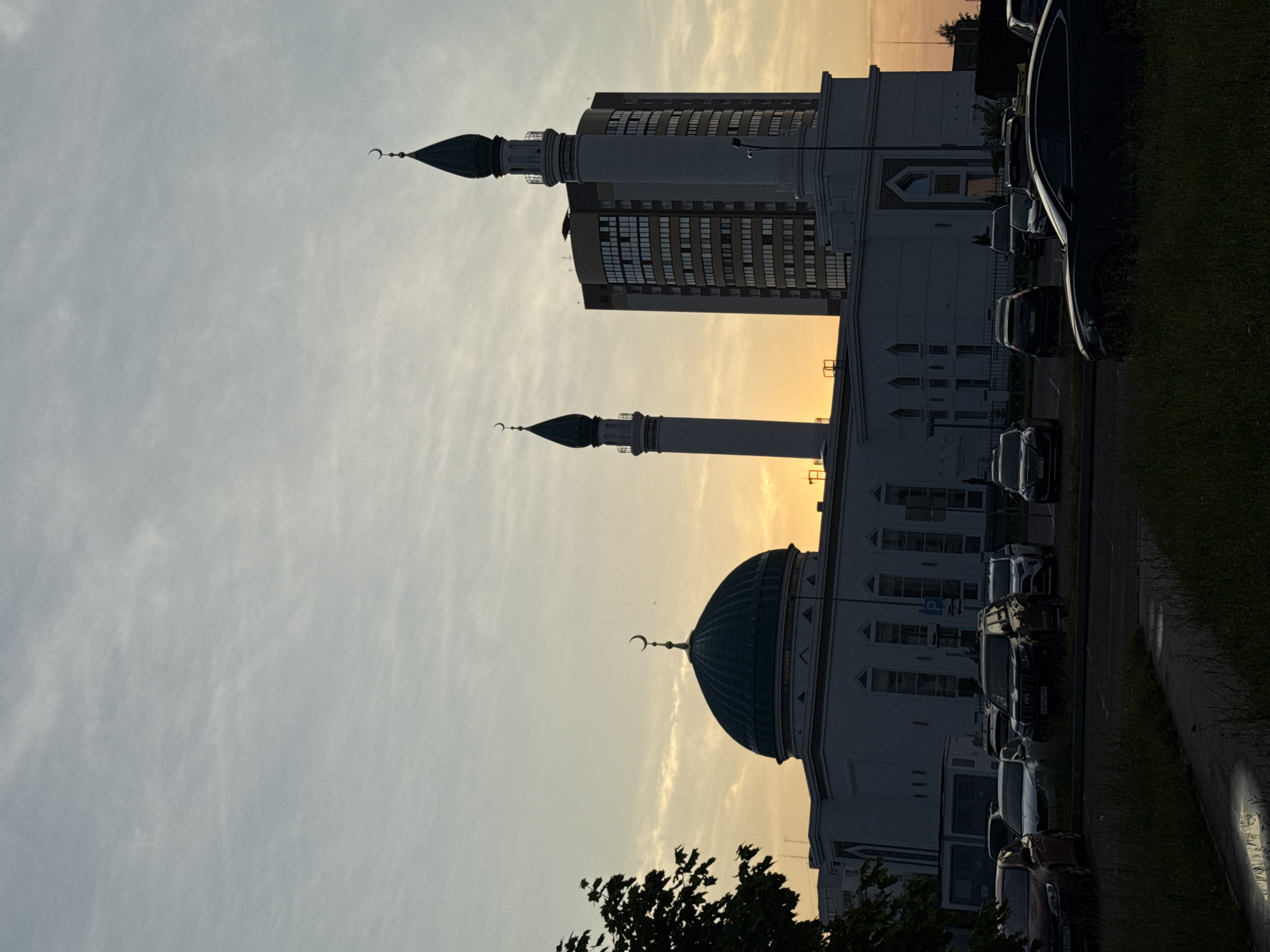 Playground time and sunset mosque views in Kazan