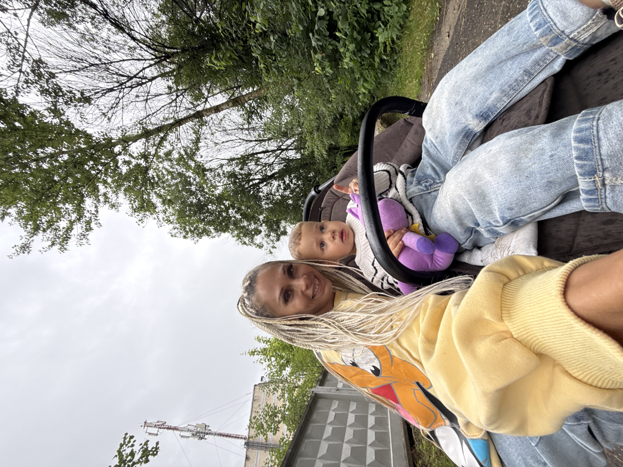 Afternoon in Rusanovo: forest stroll and stroller moments