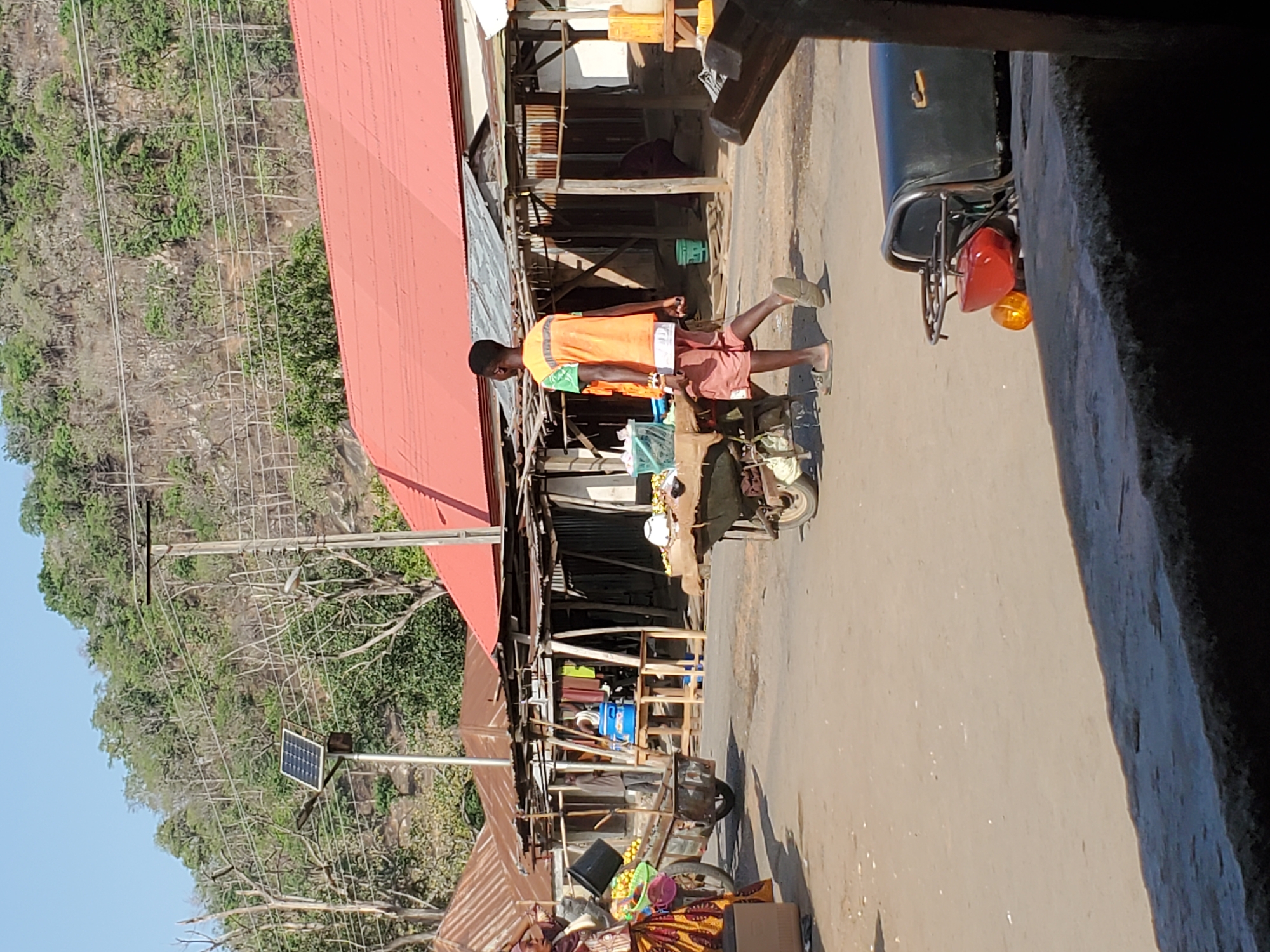Morning street life documented in Mararaba, Nigeria