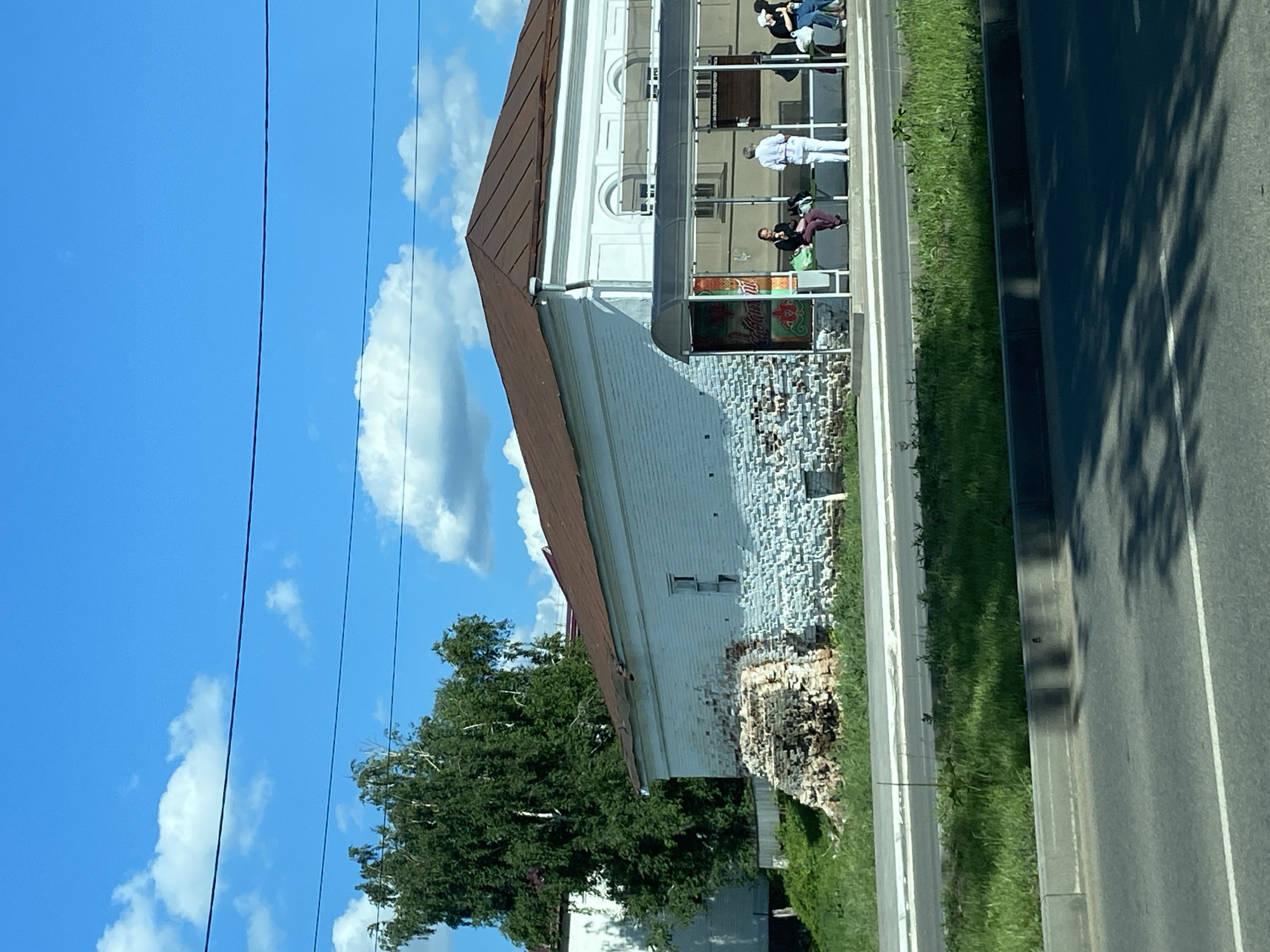Daytime drive documented through Chistopol, Russia streets