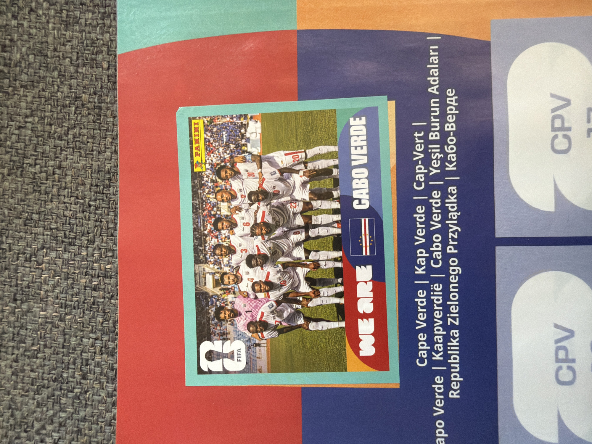 FIFA 2026 sticker album browsing session in Bulgaria