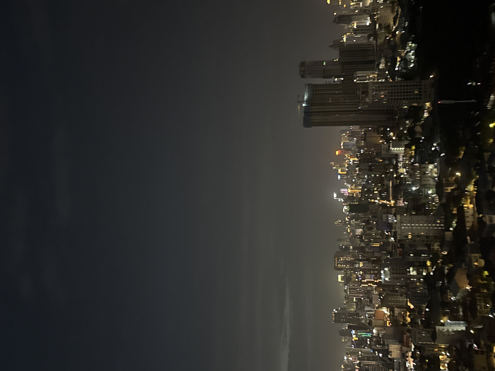 Khan Mean Chey at night, seen from above