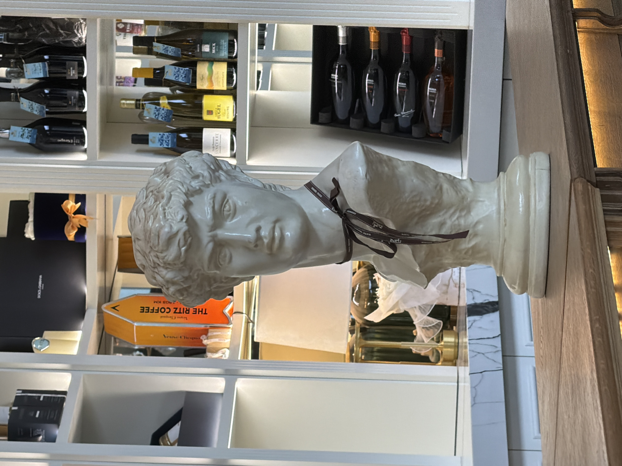 Classical male bust spotted in Sofia retail boutique