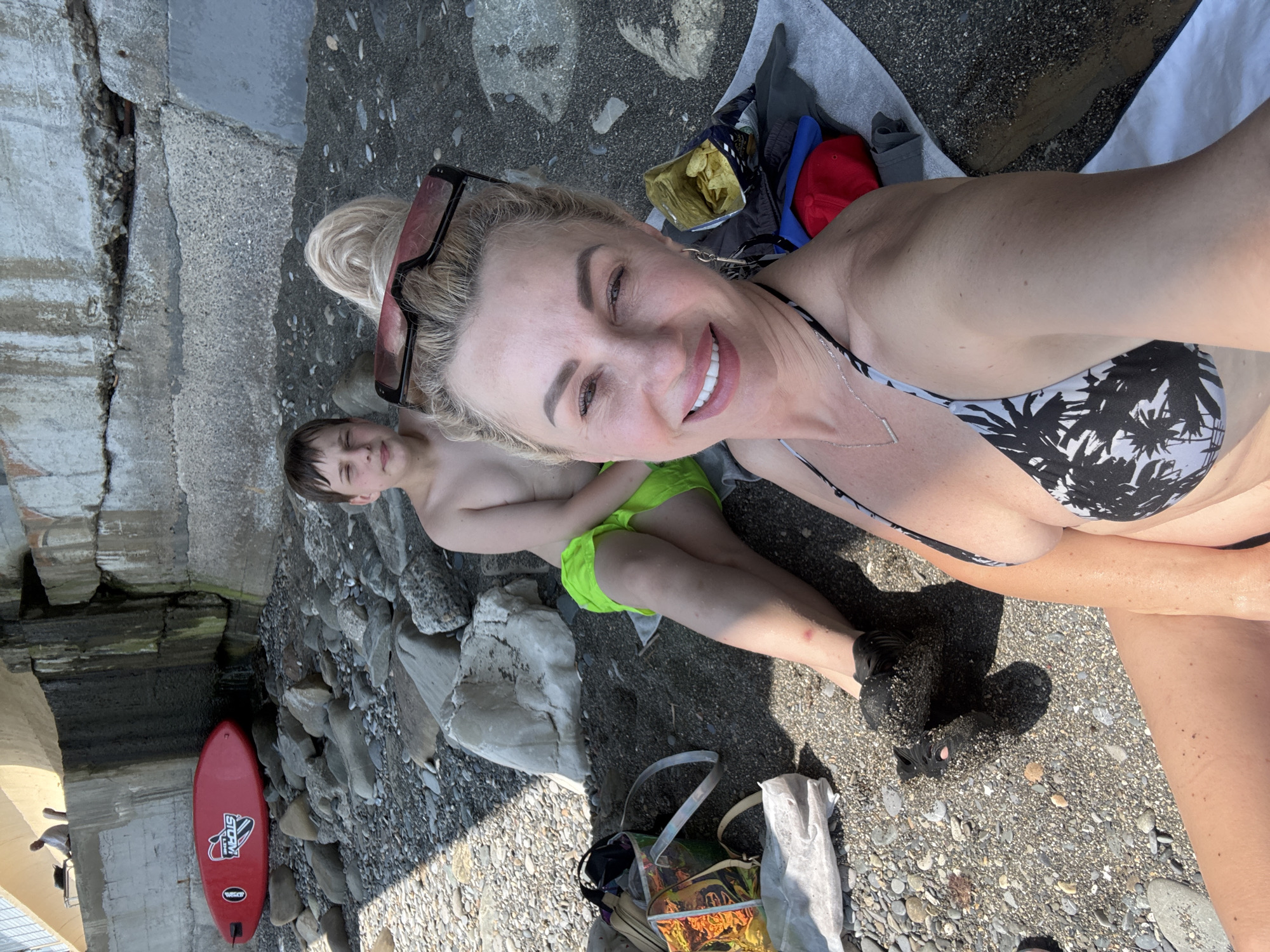 Beach day and home cooking on the Black Sea coast