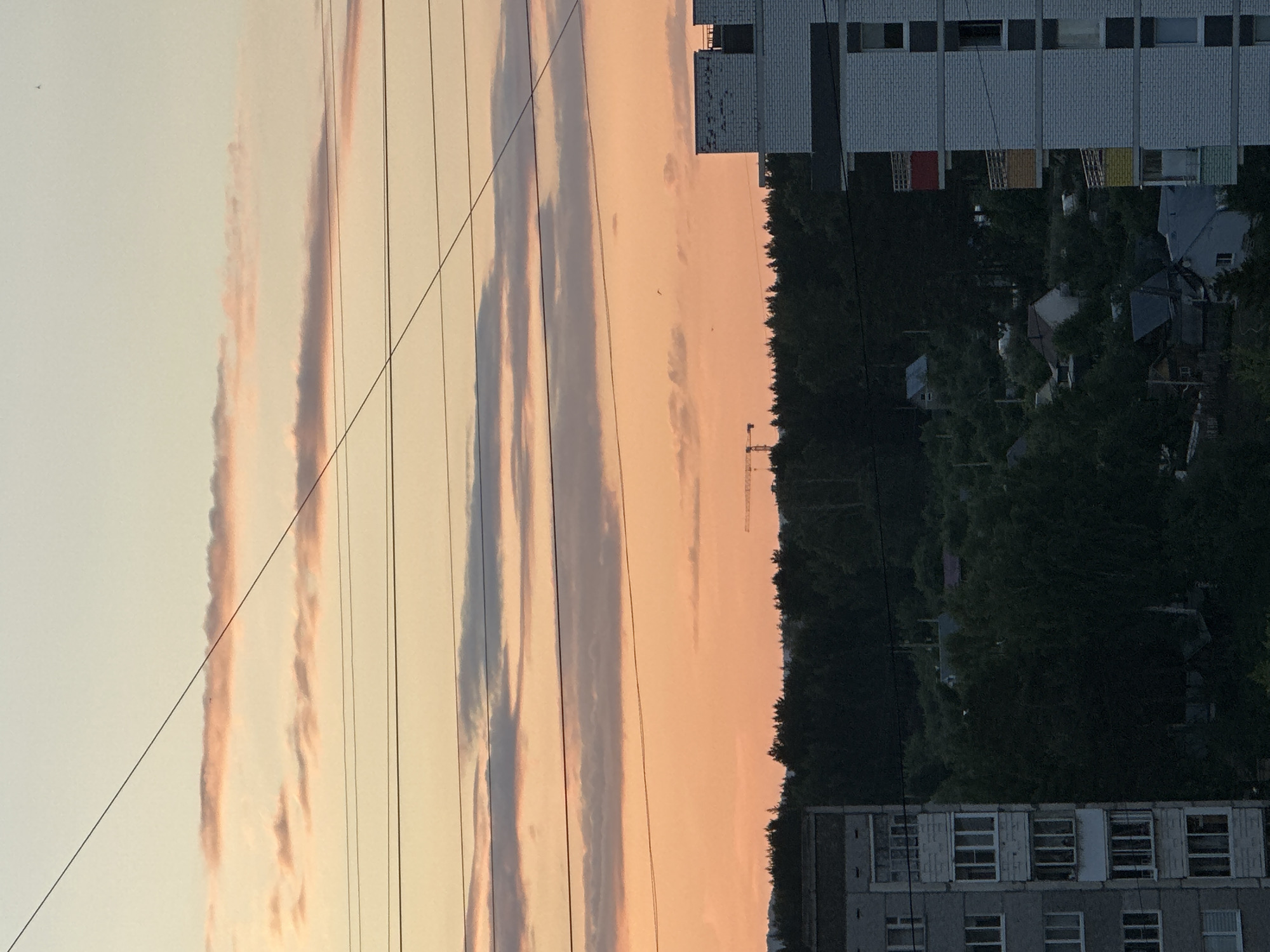 Families enjoy evening playground activities in Chaikovsky, Russia