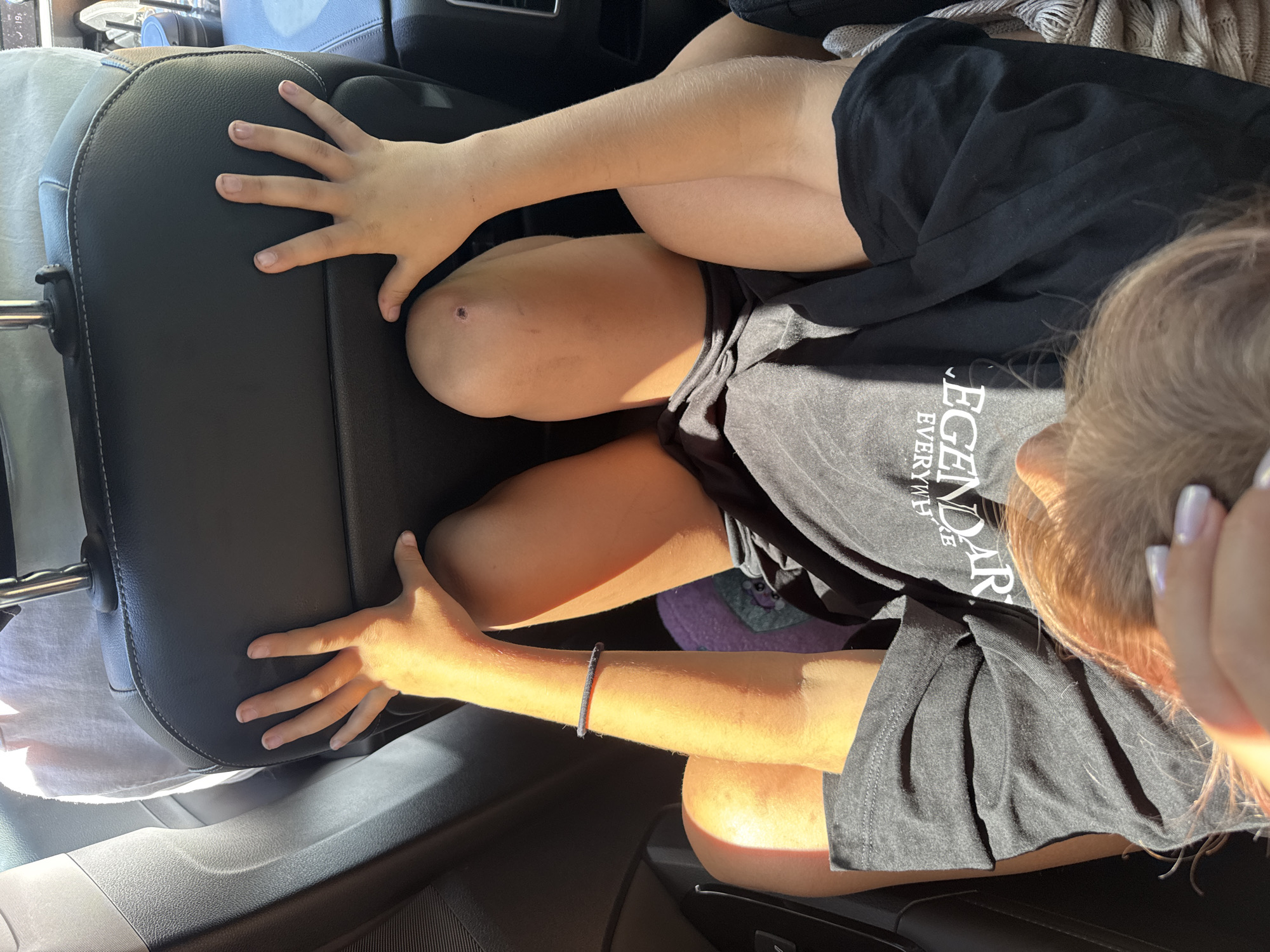 Family car journey documented in Kunje, Montenegro