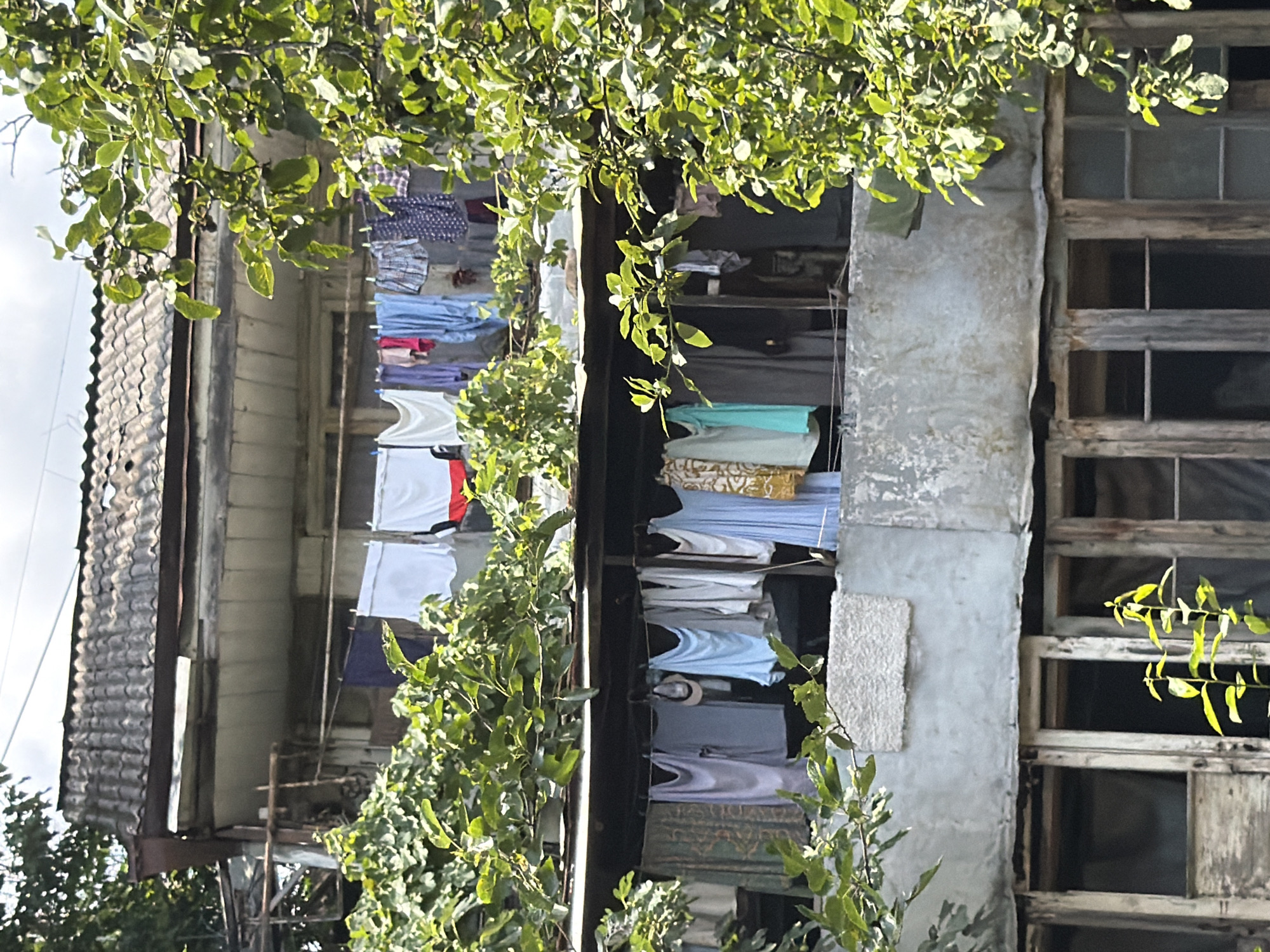 Walking through a worn, lived-in corner of Tbilisi
