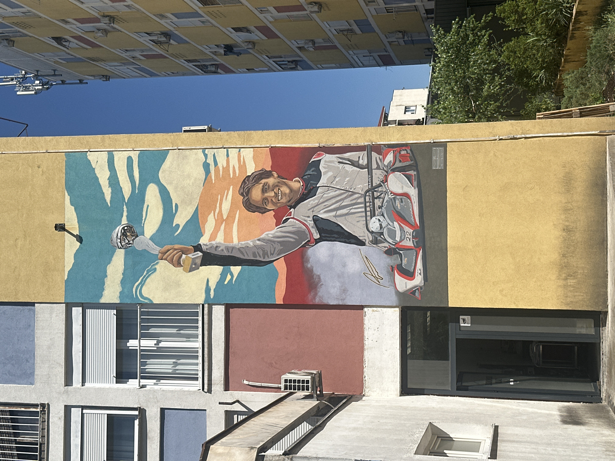 Morning moments captured across Podgorica: murals, flags, coffee