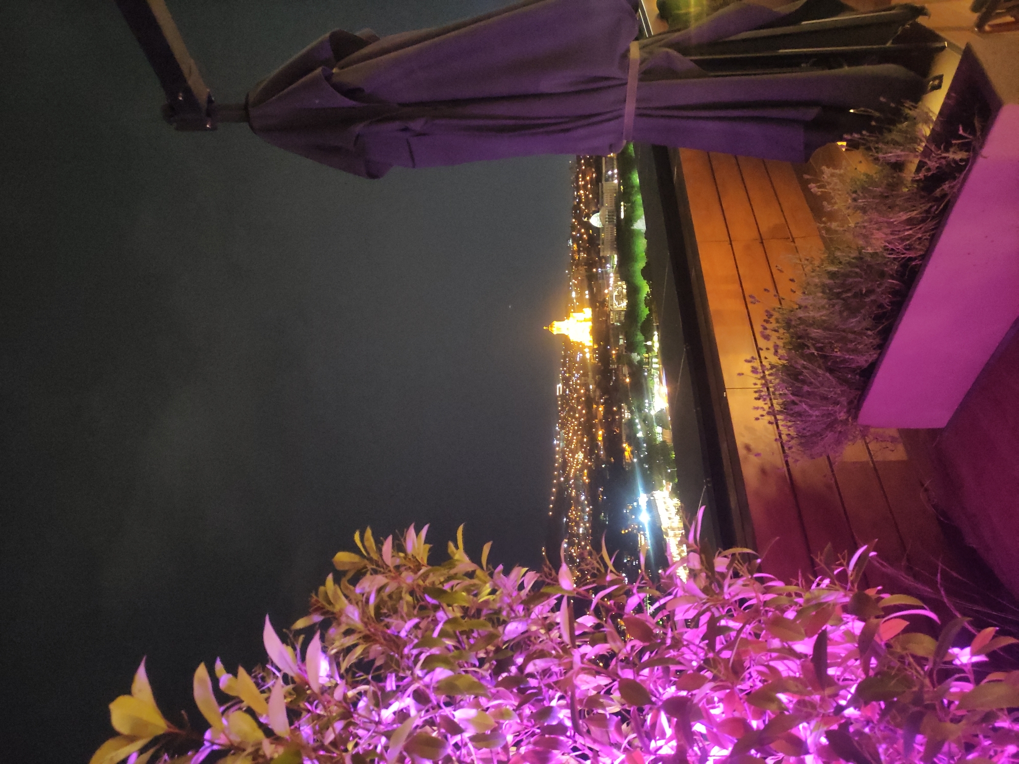Tbilisi rooftop bar buzzing on a summer night