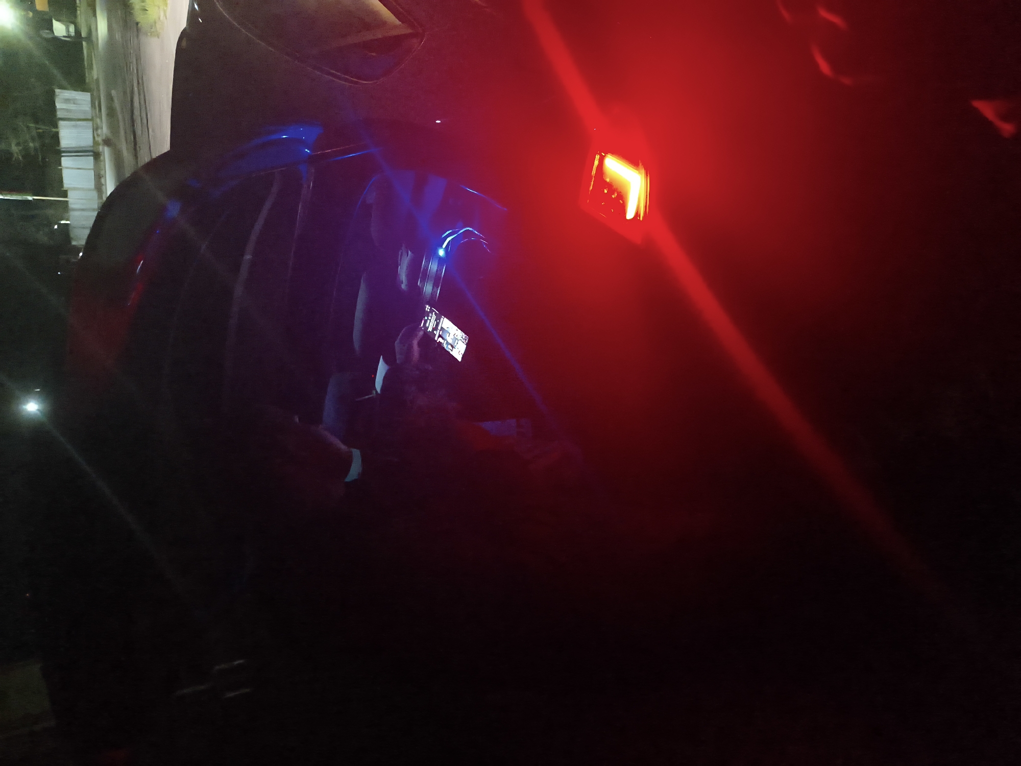 Modified car with starry lights spotted in Bulgarian town