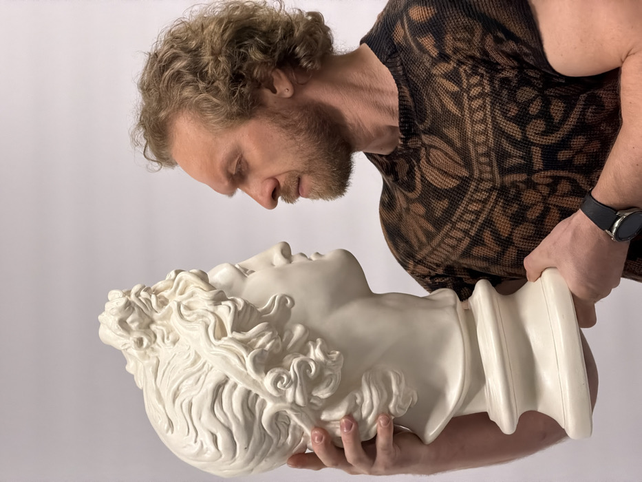 Photo shoot session documented across Saint Petersburg studio locations