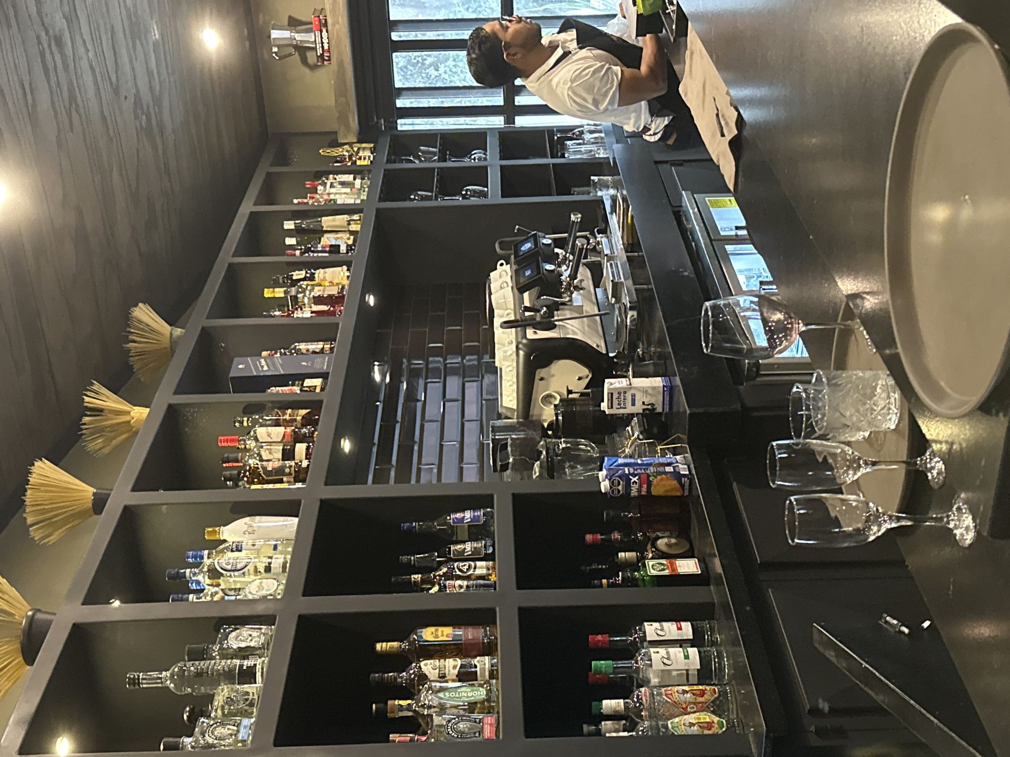 Evening dining experience documented at upscale Atlixco restaurant