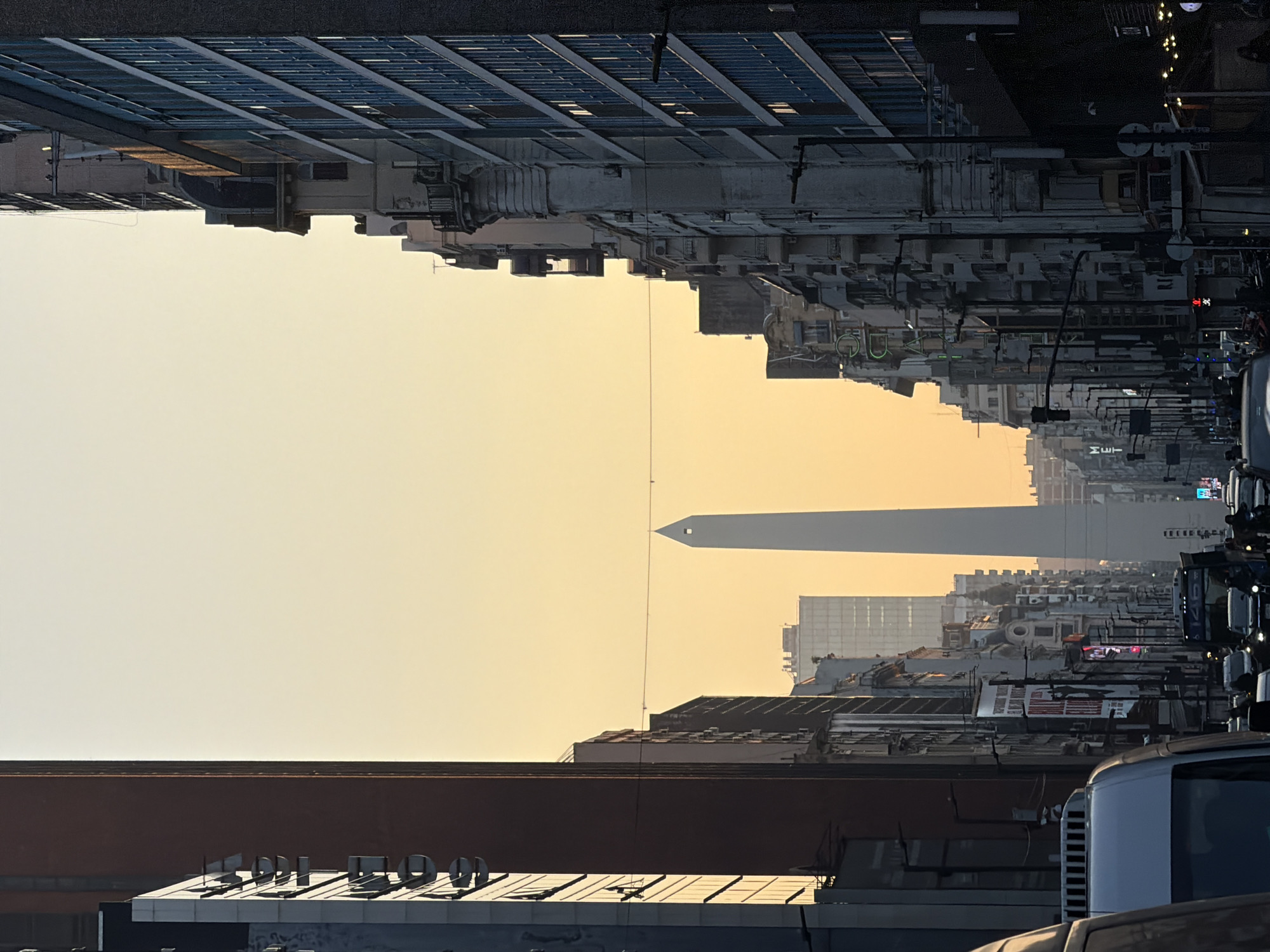 Evening snapshots capture Buenos Aires street life and landmarks