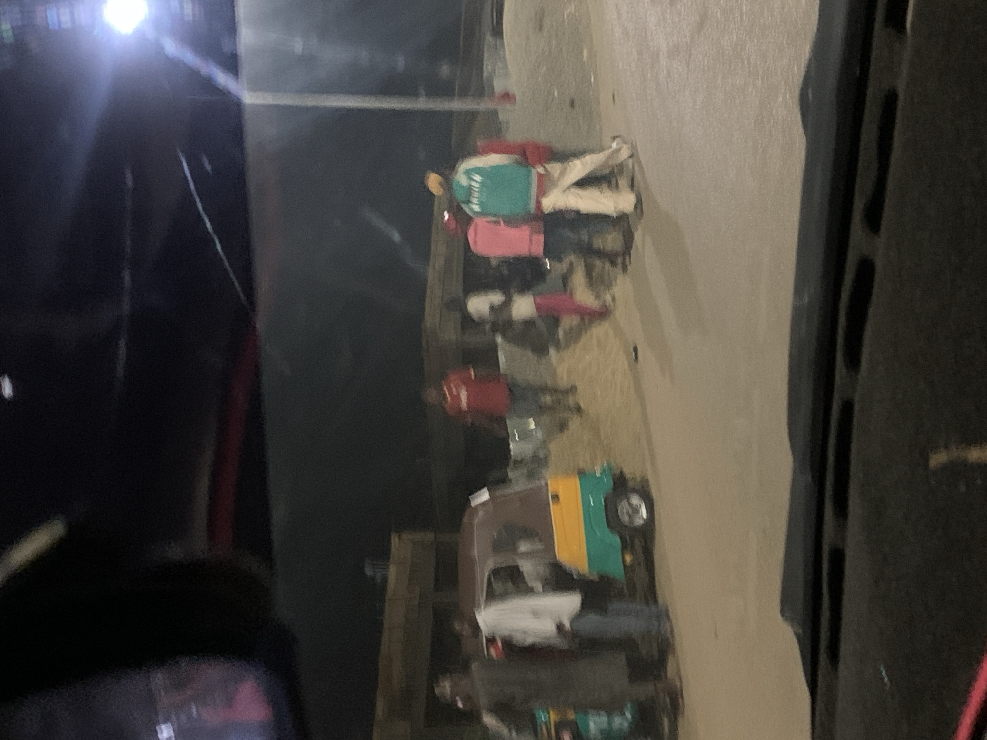 Nighttime street gathering documented in Barakin Akawo, Nigeria