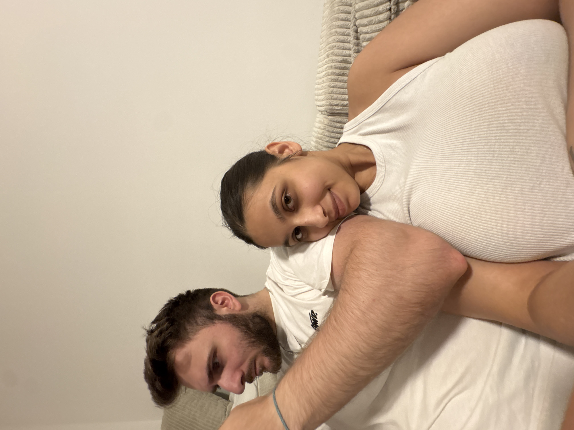 Couple shares quiet moment together in Mönchengladbach home