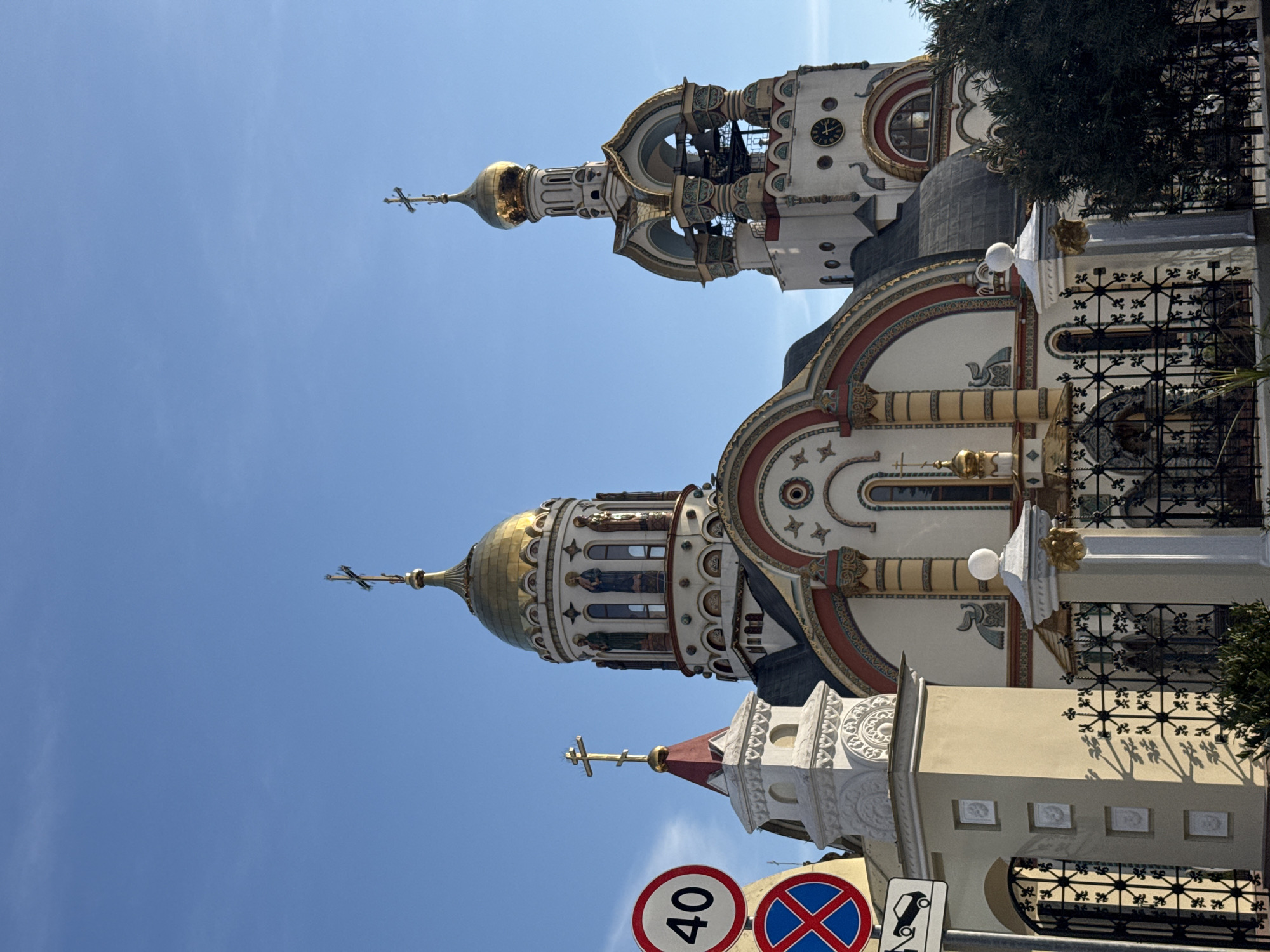 Orthodox churches photographed in Sochi, Russia