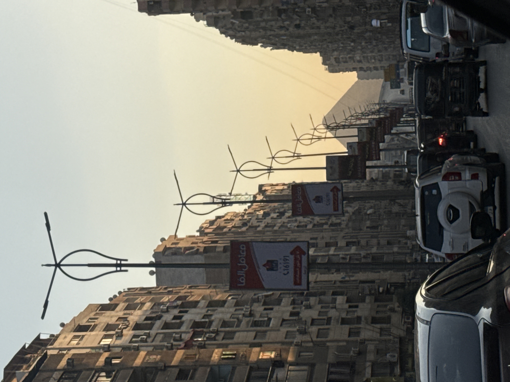 Everyday street scene documented in Giza, Egypt