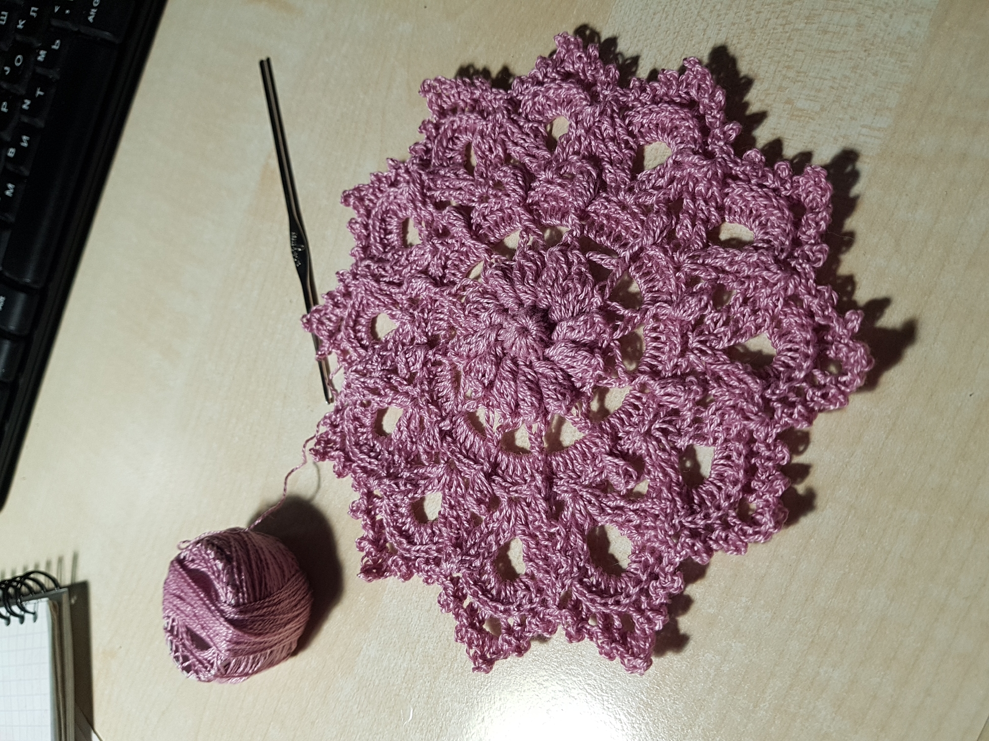 Crafting session: crocheting and wood carving in Saint Petersburg