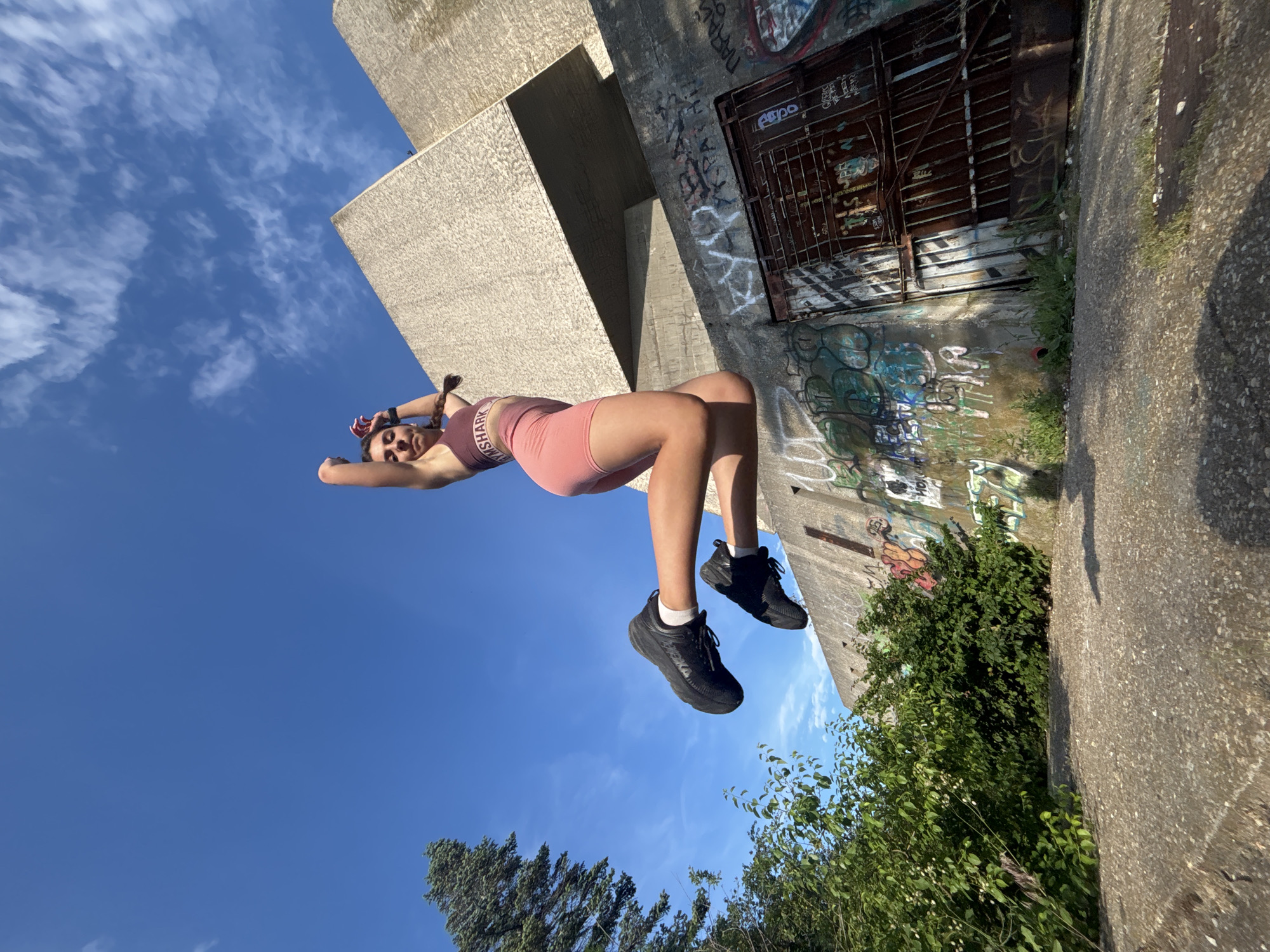 Couple documents outdoor fitness workout session in Varna