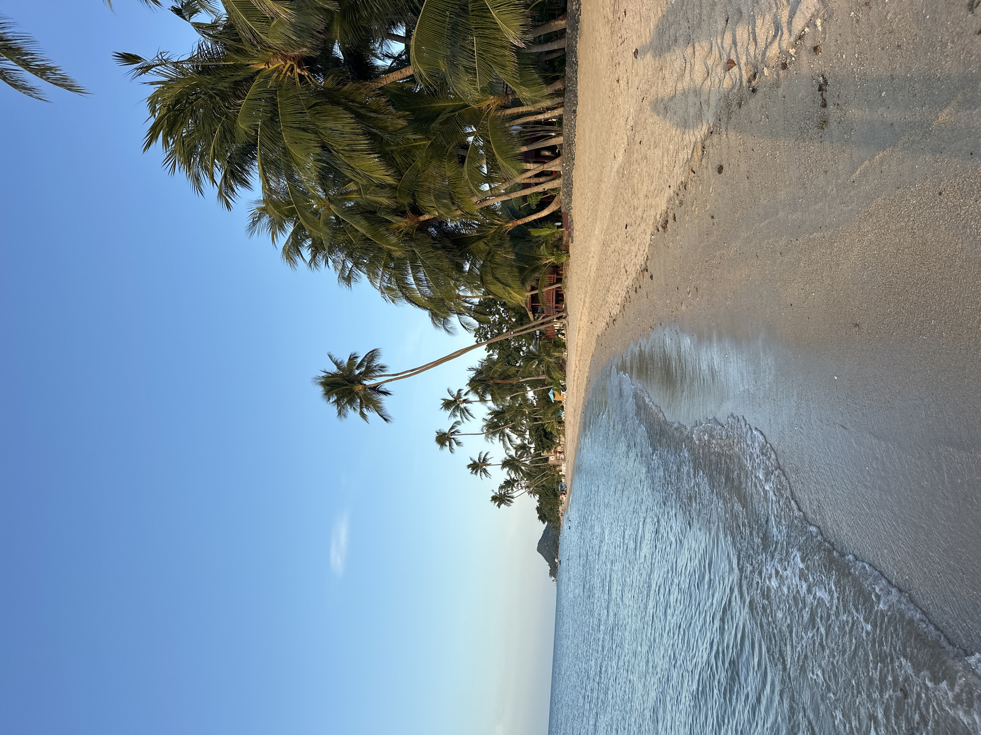 Lazy beach afternoon on Ko Samui's sunny shoreline