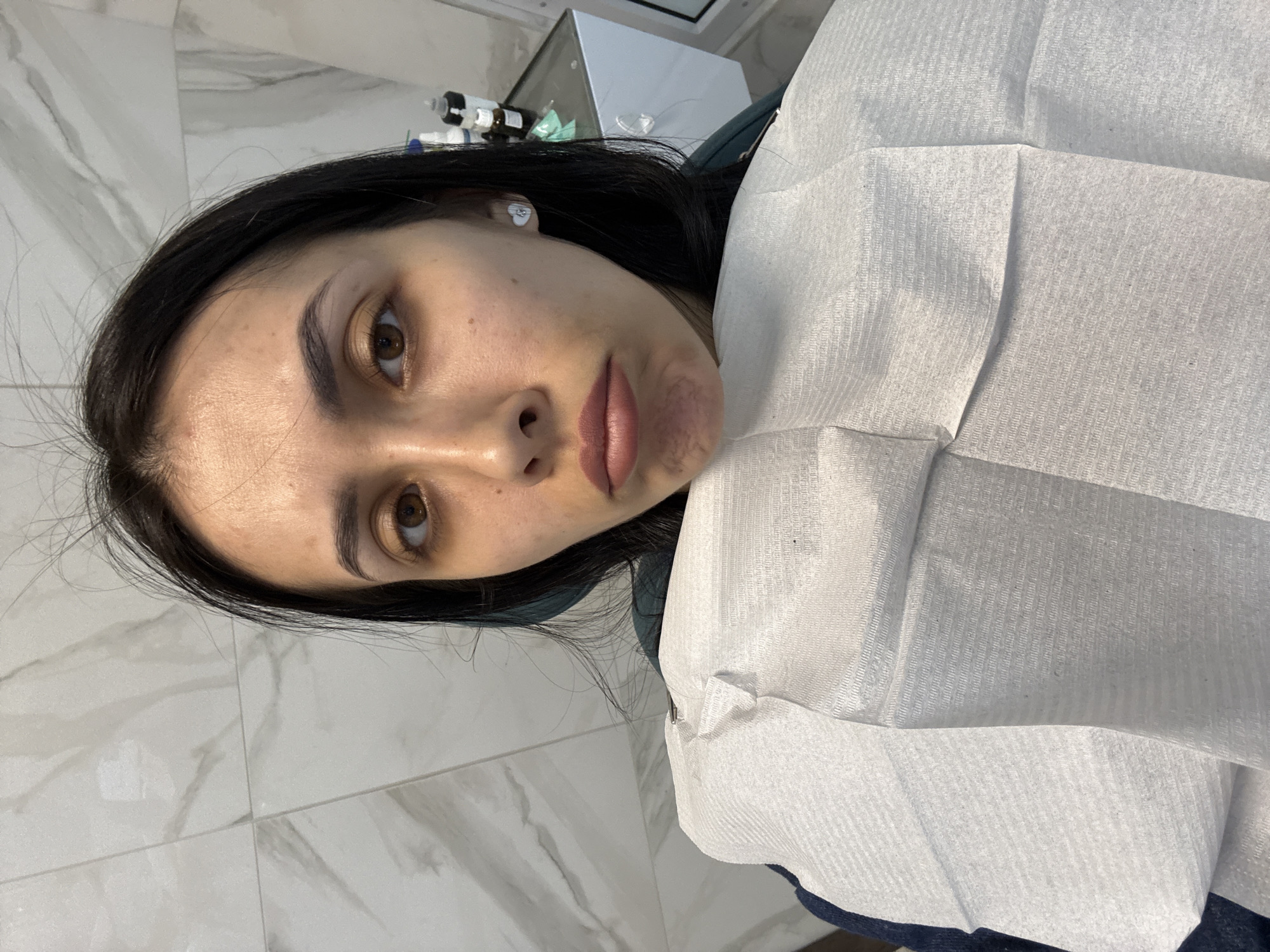 Woman observed in medical chair in Votkinsk, Russia
