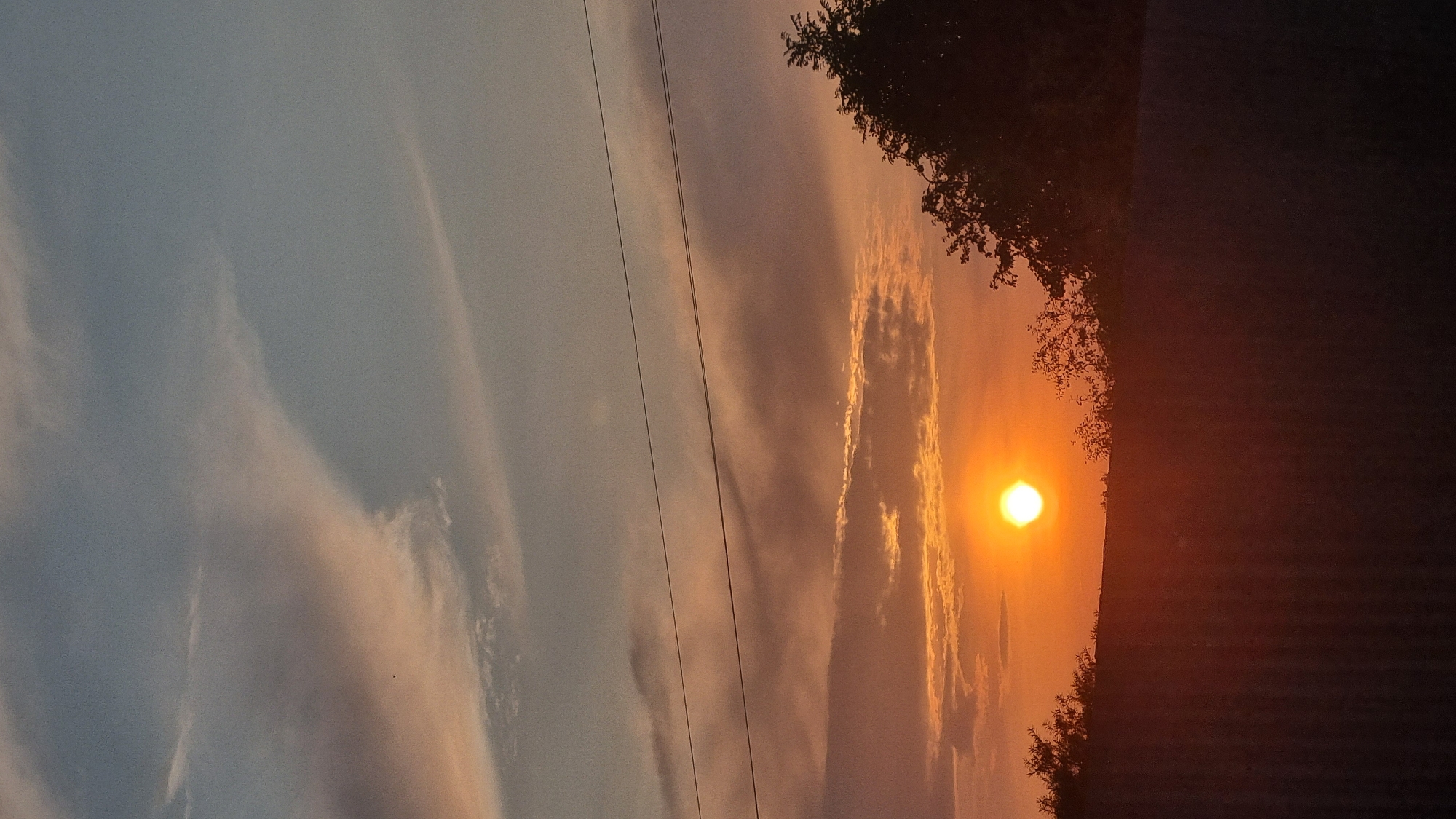 Sunset over Vysokoe's rural skyline, multiple angles