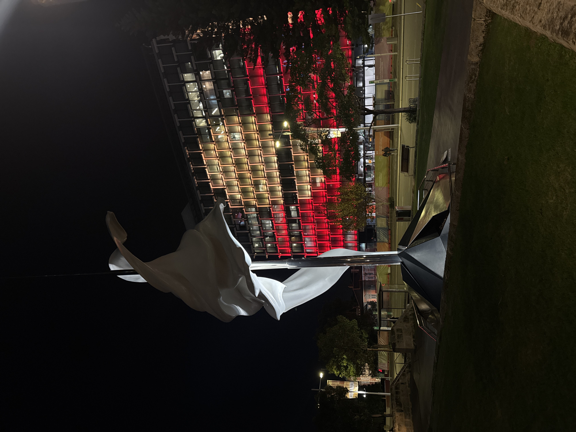 Perth city center documented in nighttime architectural photography series