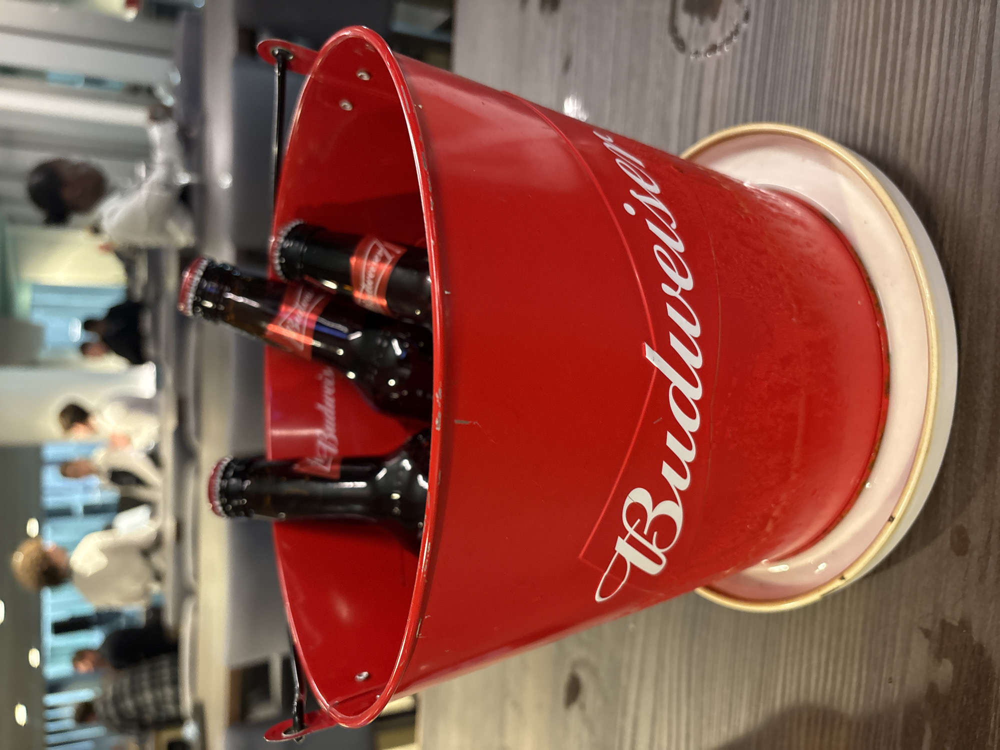 Beer bucket spotted at London venue
