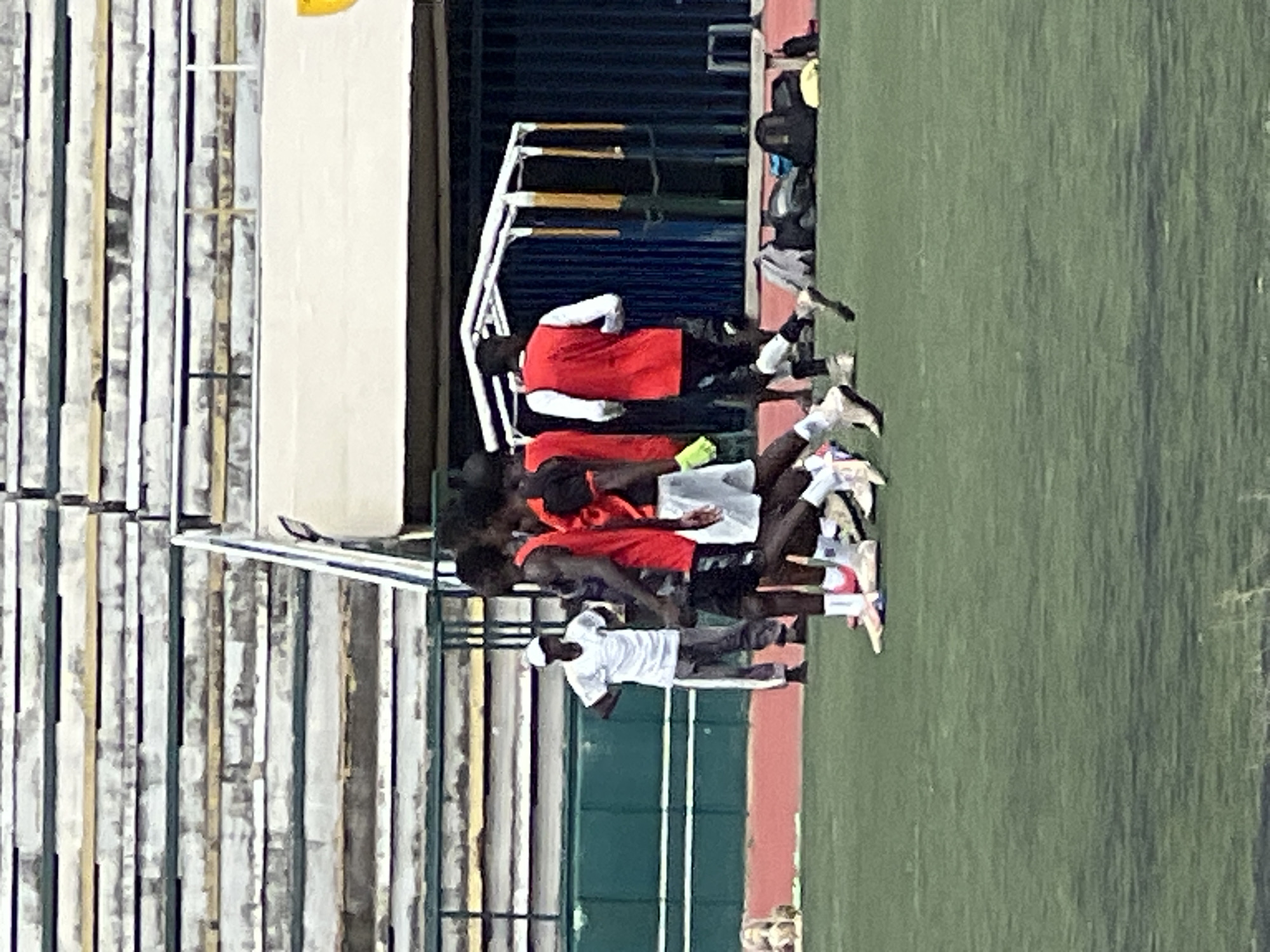 Soccer practice session at Nigeria's New Stadium