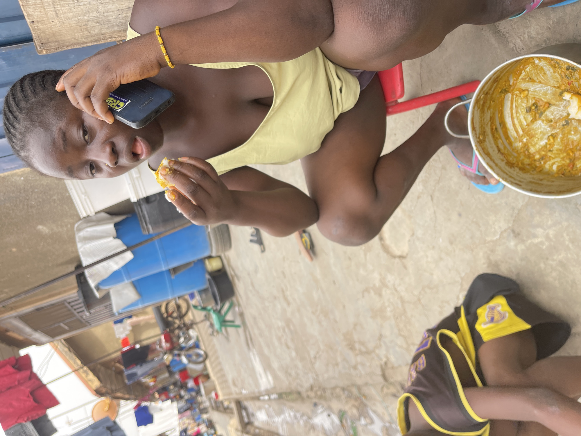 Daily life scenes documented in Nyanya, Nigeria community
