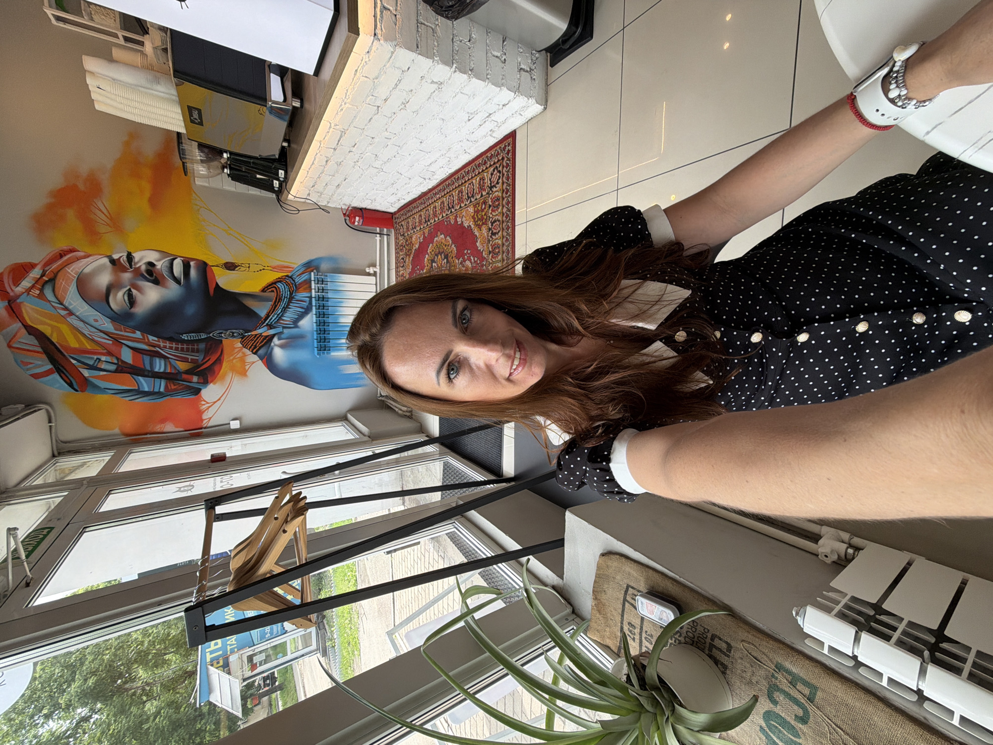 Café stop in Birobidzhan with coffee and selfies