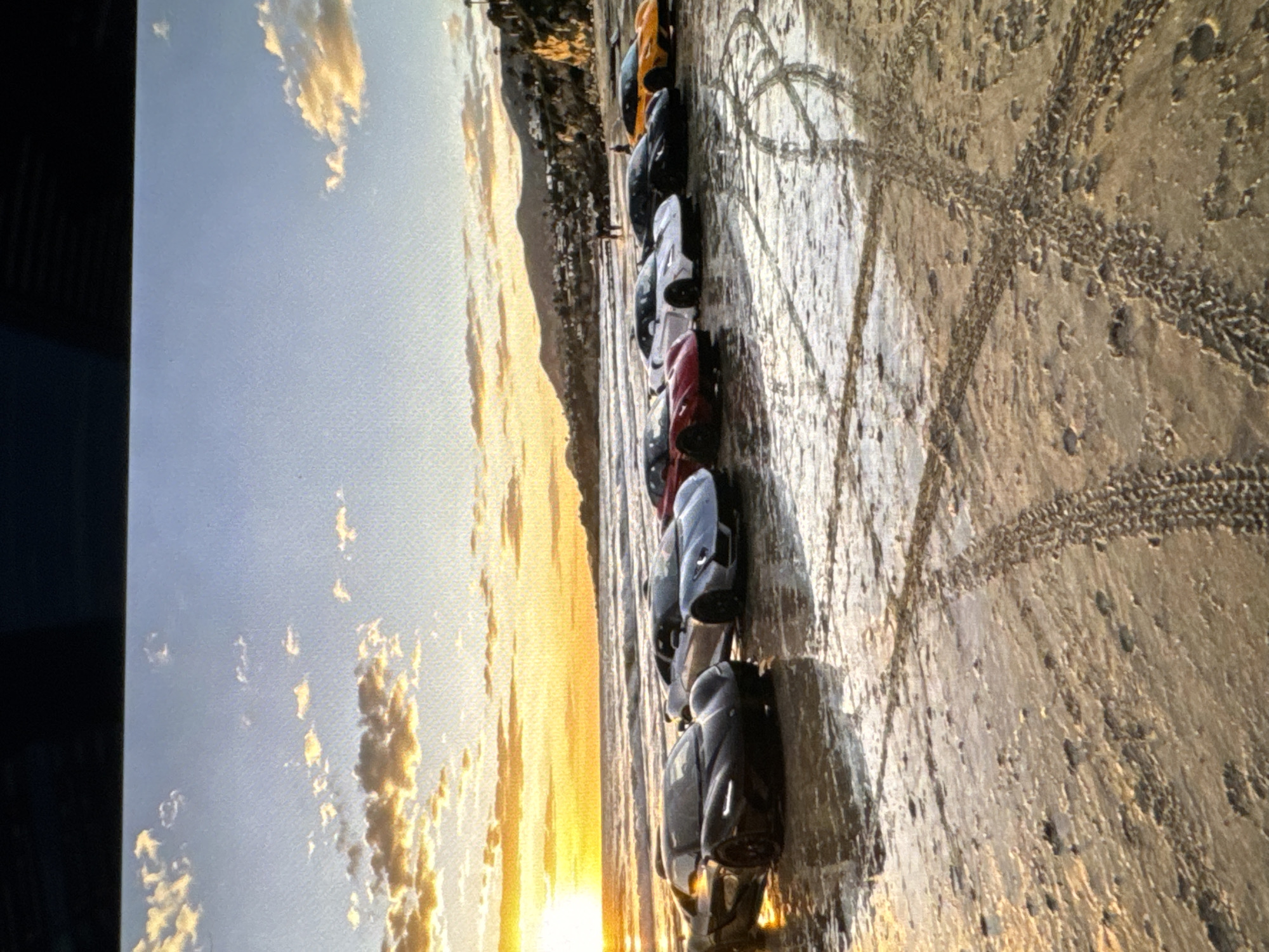 Evening in Neubrandenburg: beach views, bedroom, and TV scenes