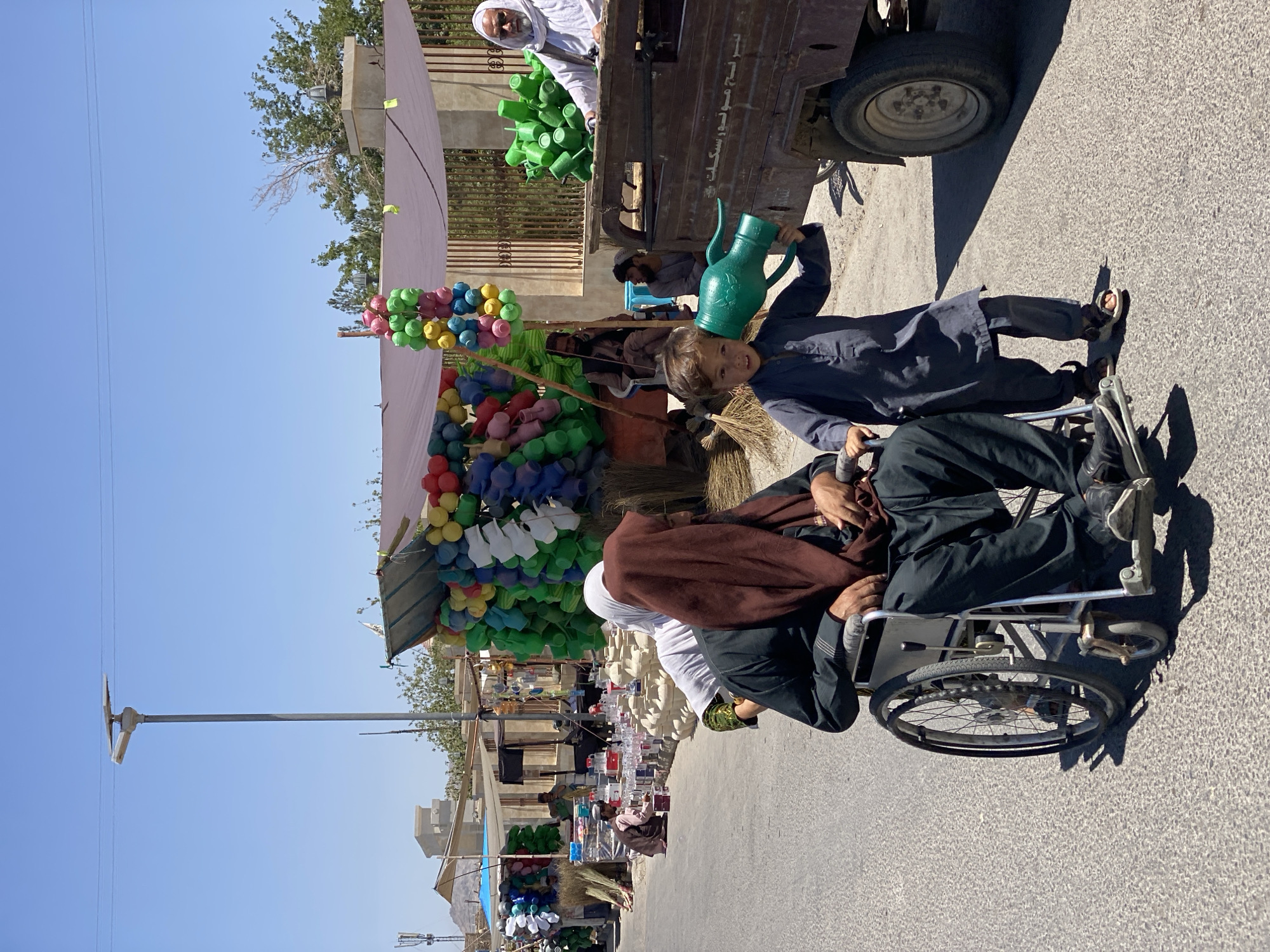 Everyday street movement in Kandahar, Afghanistan