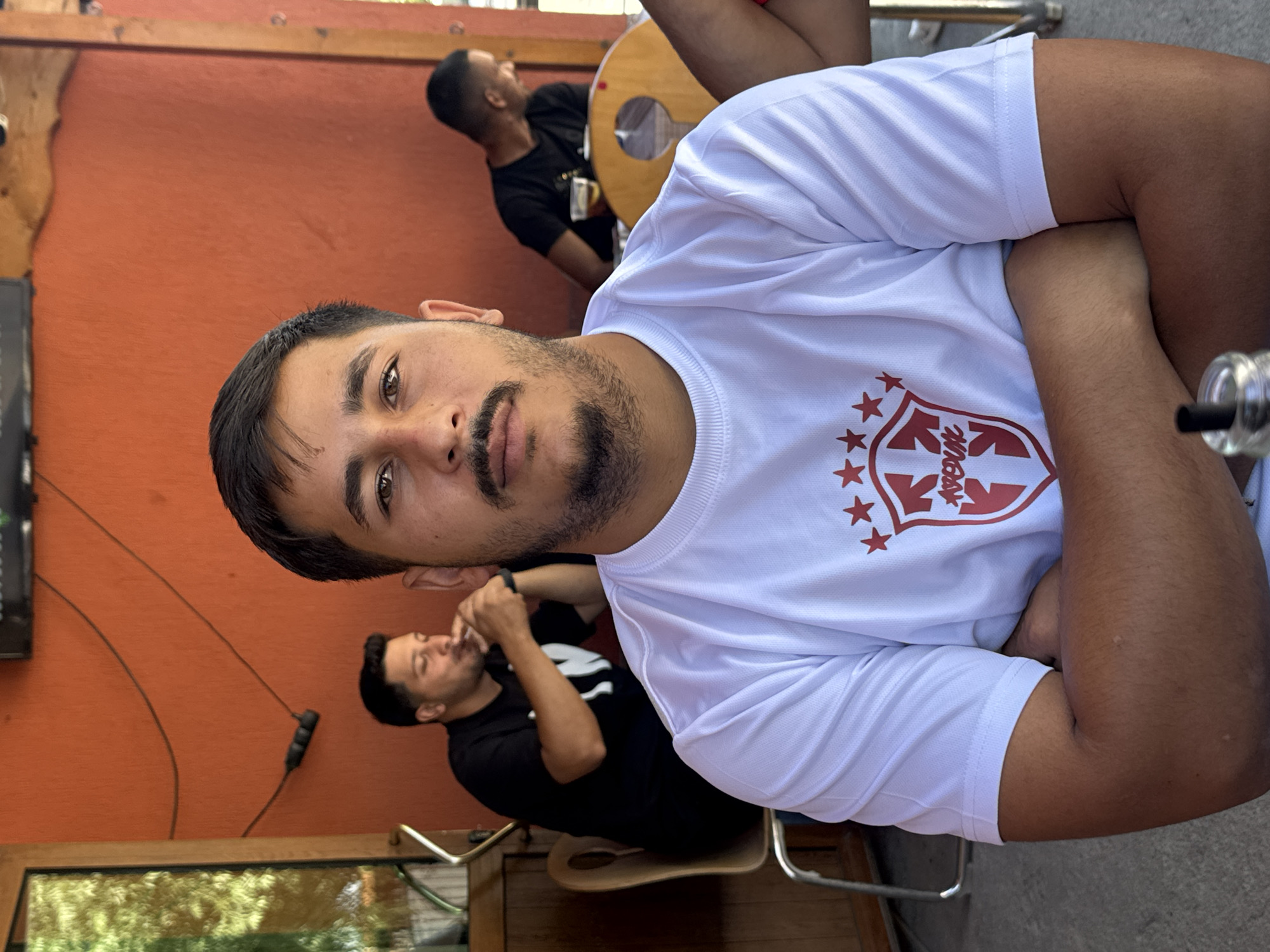 Outdoor café hangout in Govedare, Bulgaria