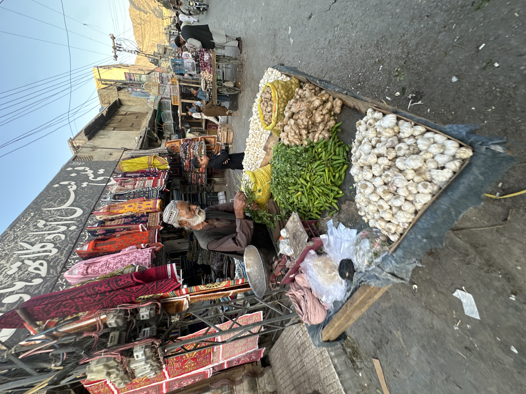 Street market life in full swing, Quetta City