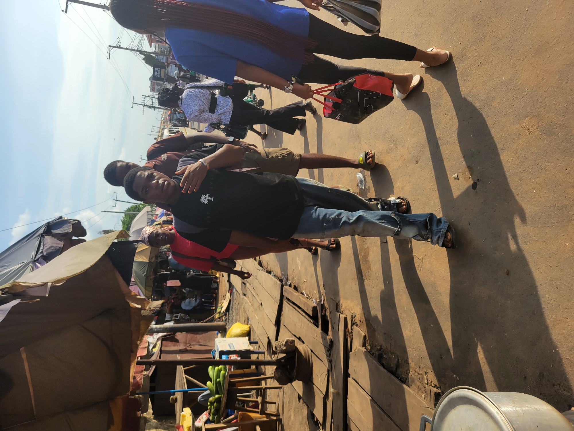 Everyday street and market activity in Egbagu, Nigeria