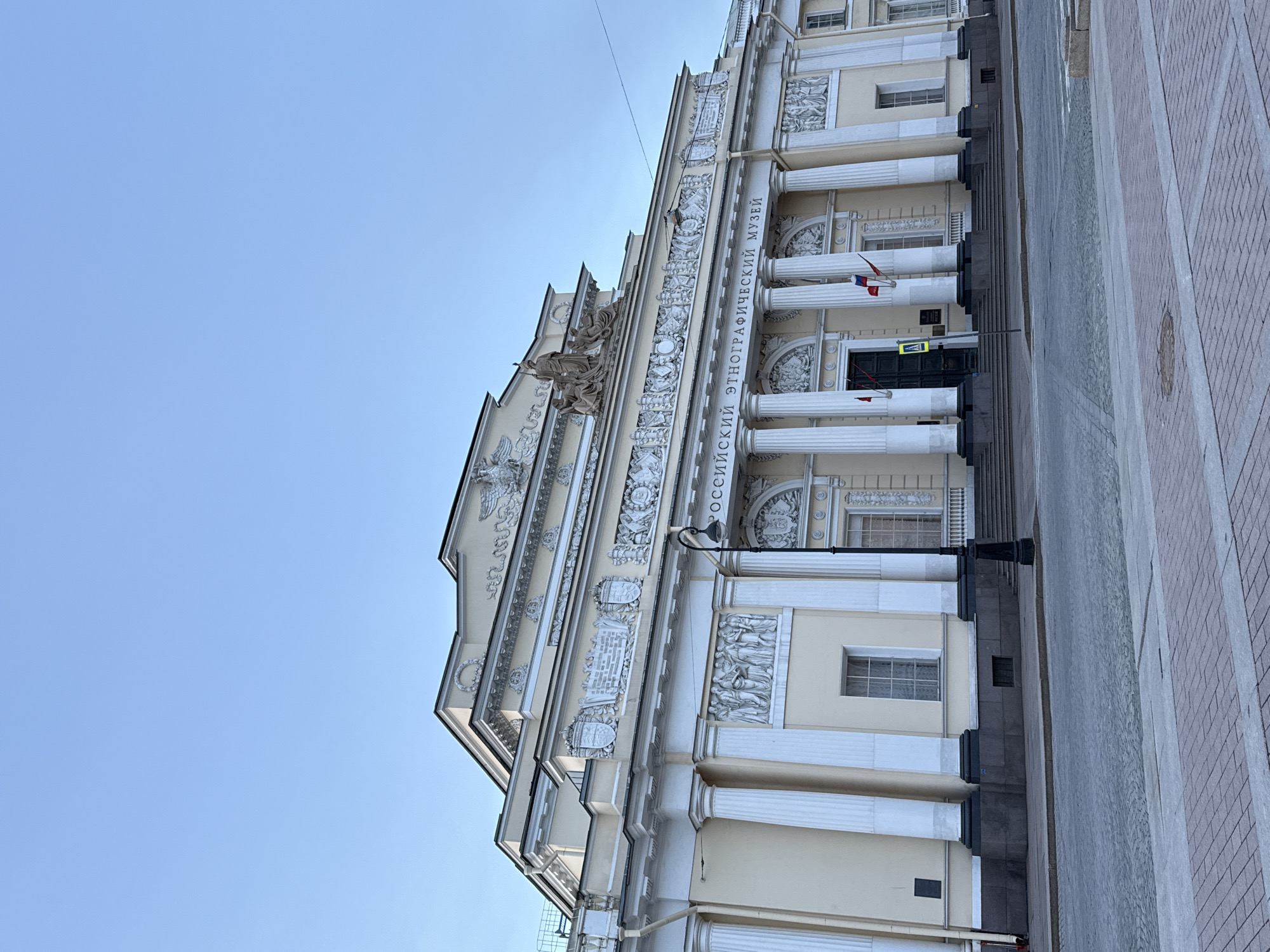 Tourist documents historic monuments and architecture in Saint Petersburg