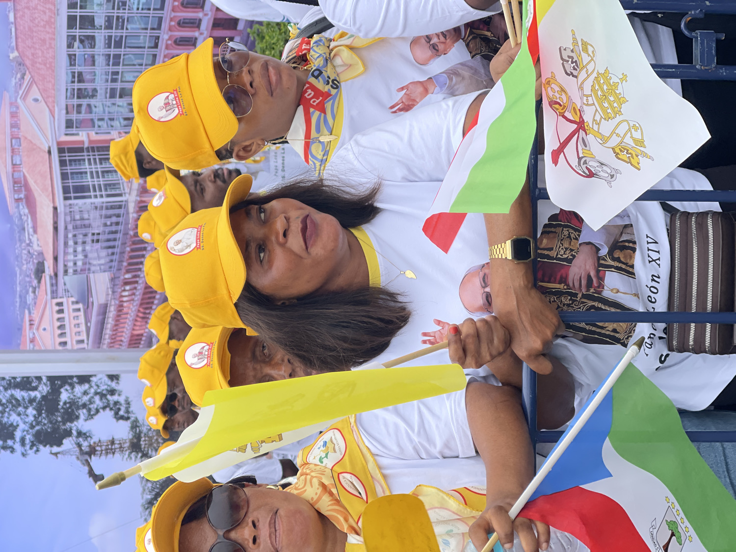 Religious gathering draws women attendees in Malabo, Equatorial Guinea