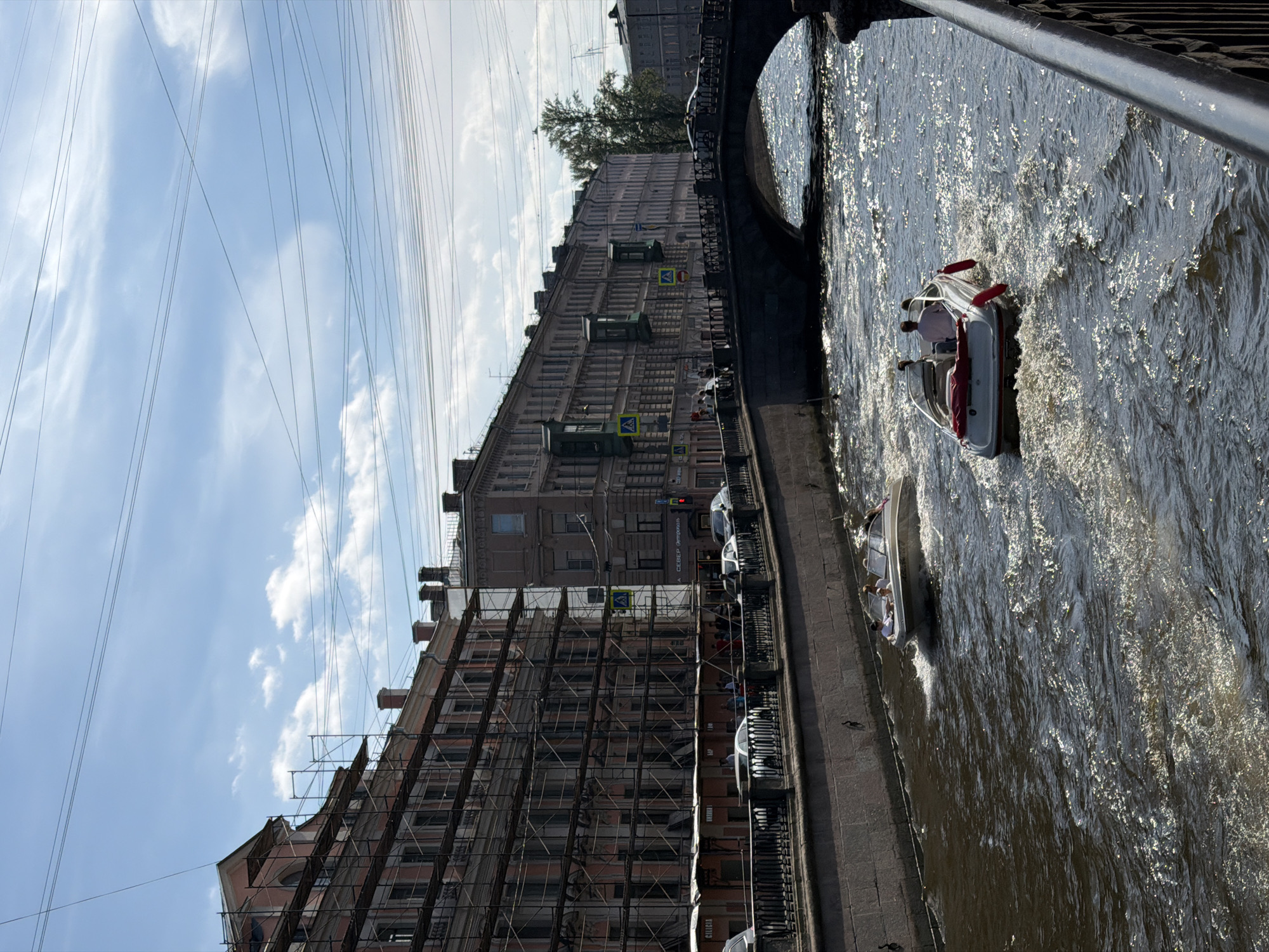 Summer afternoon on Saint Petersburg's canals and historic streets