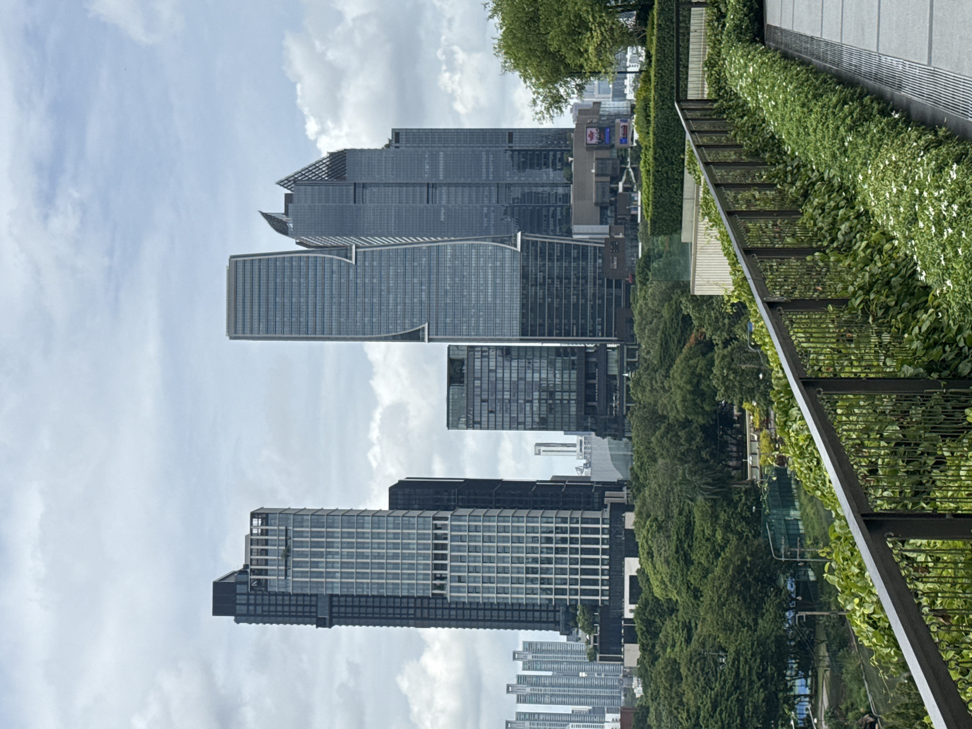 Exploring an elevated urban park space in Bangkok