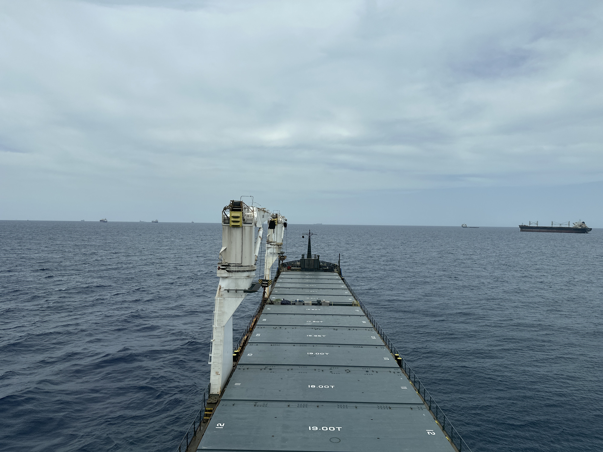 Cargo ship observed crossing Mediterranean waters near Malta