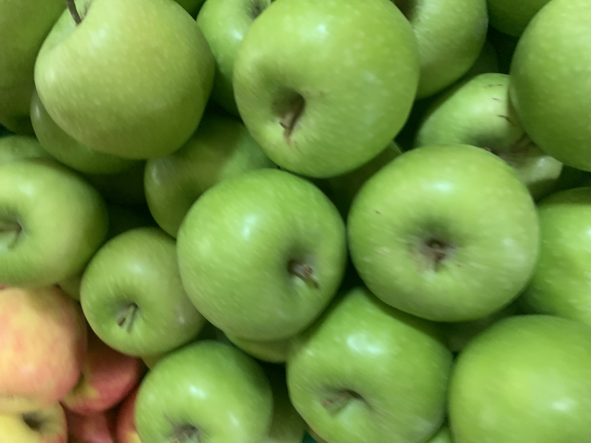 Fresh produce and prepared food overhead shots collection