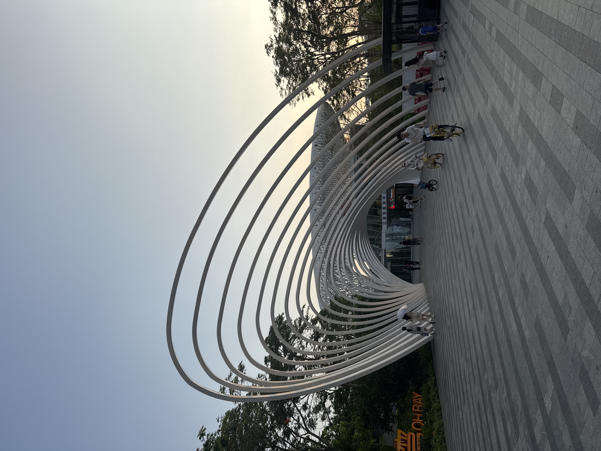 Urban scenes documented in Bao'an District featuring modern architecture