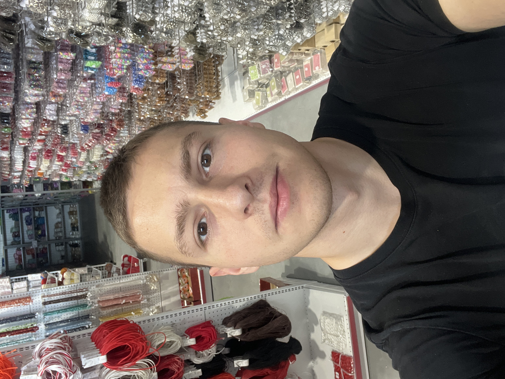 Shopper Documents Craft Store Visit in Burgas, Bulgaria