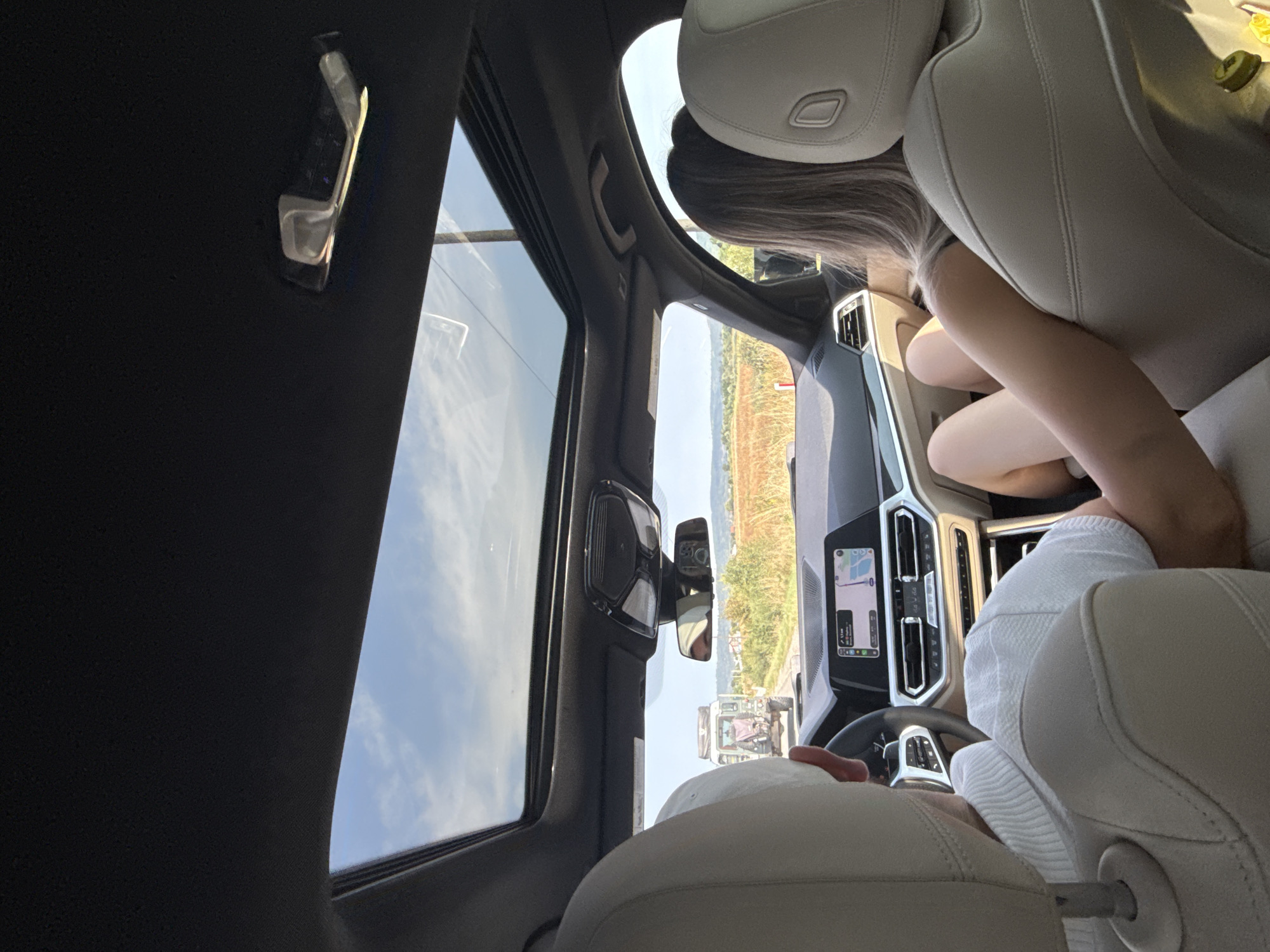 Road trip through rural Romania with the sunroof open