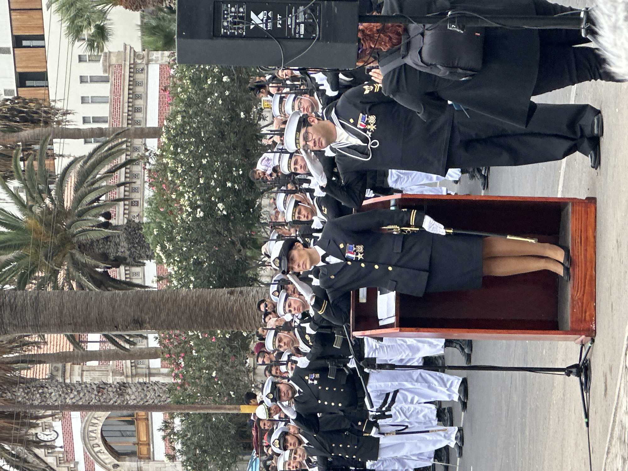 Chilean Navy holds ceremonial parade in Arica